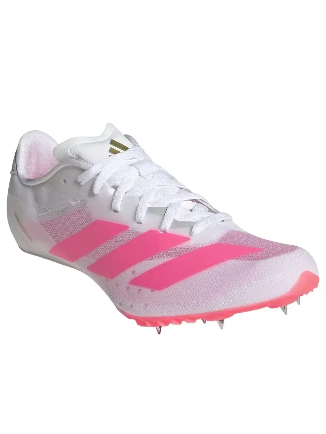 Мужские беговые кроссовки с шипами Sprintstar Adidas — изображение 4 из 5, белый