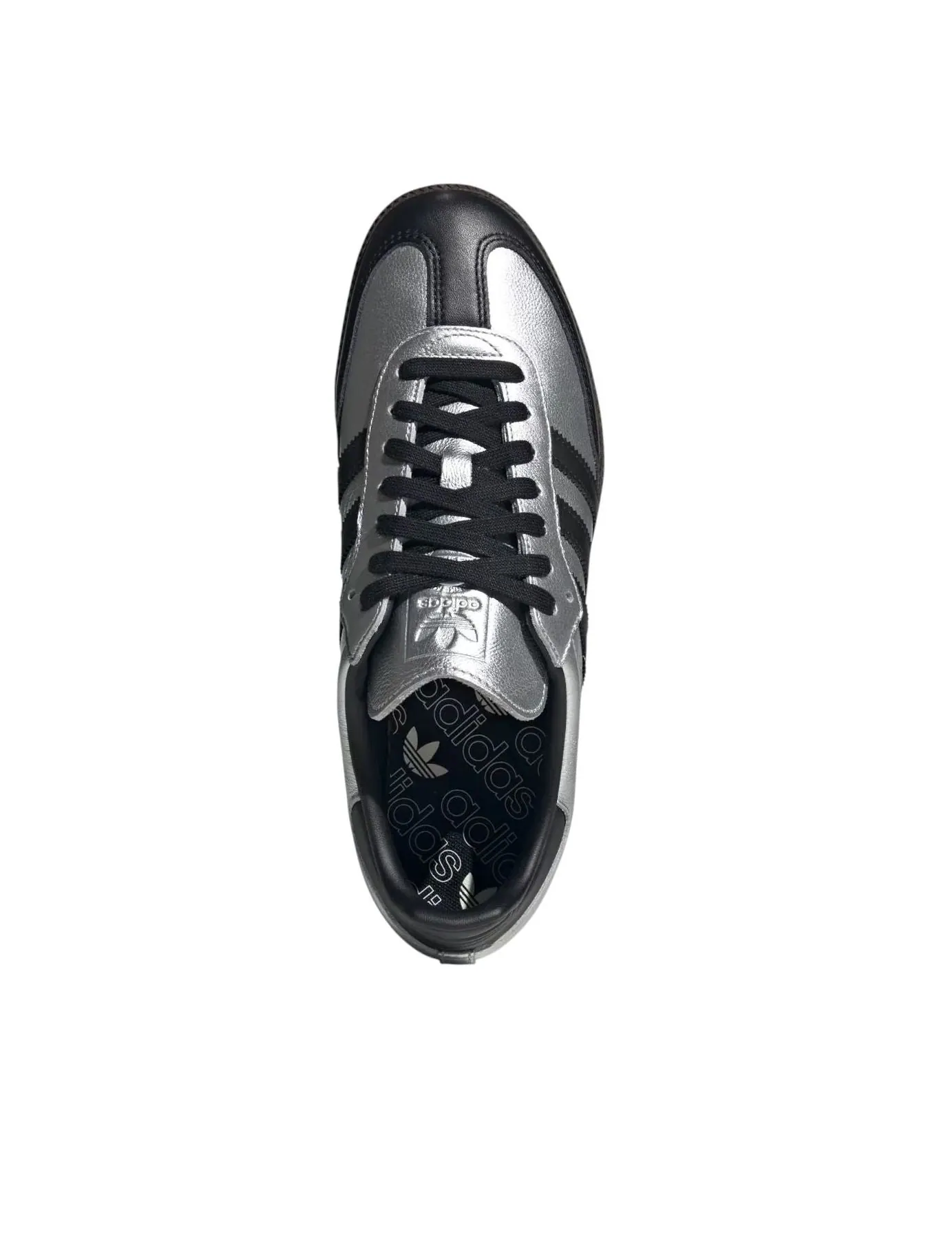 Кроссовки adidas Samba OG 'Silver Metallic Black' — изображение 2 из 5, серебряный