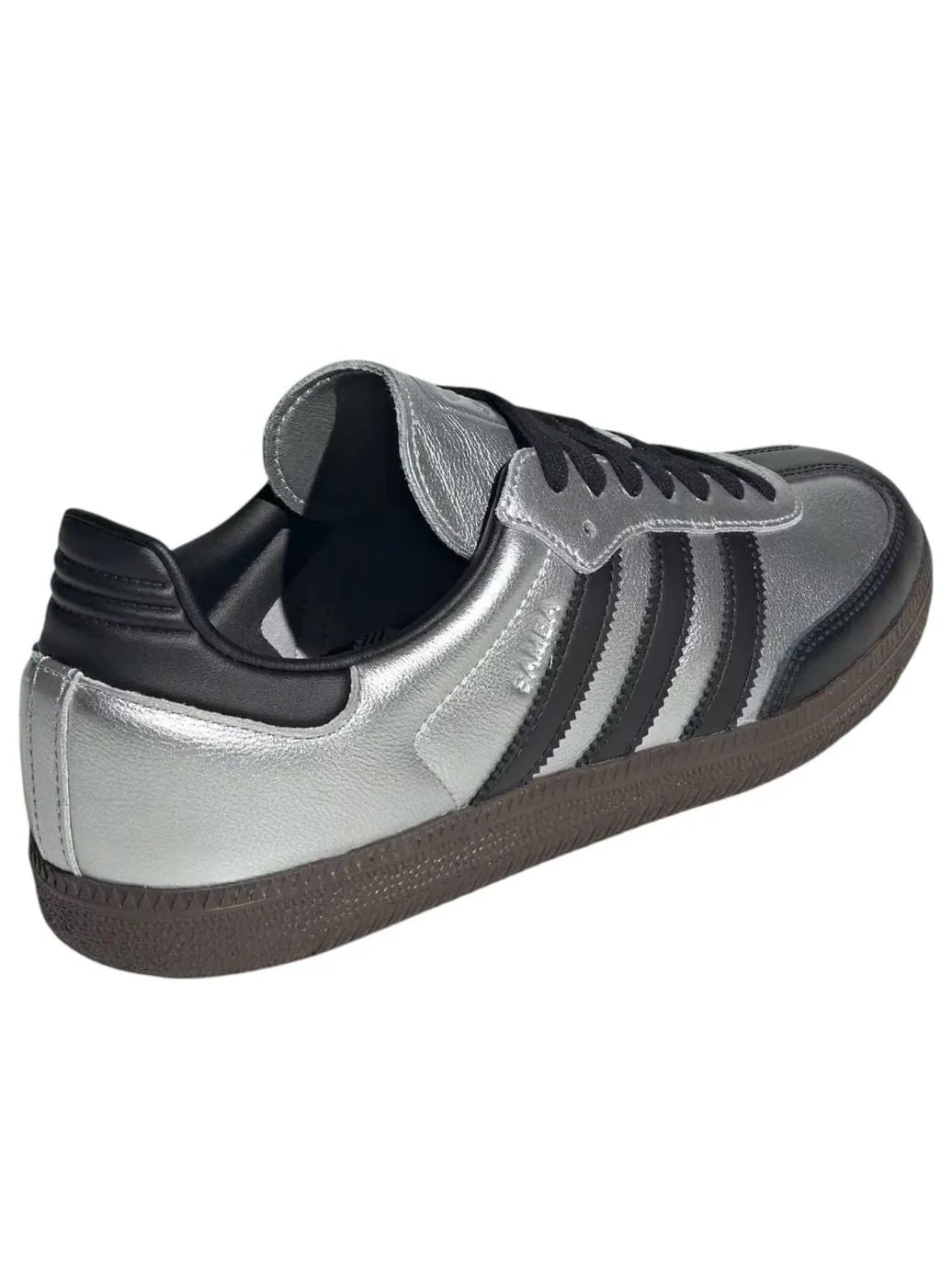 Кроссовки adidas Samba OG 'Silver Metallic Black' — изображение 5 из 5, серебряный