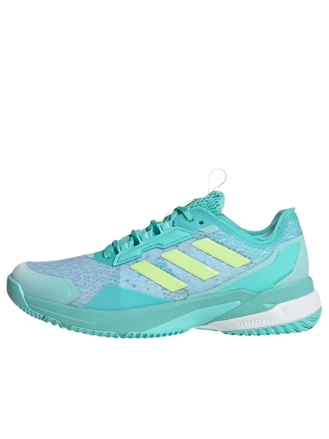 (WMNS) Adidas Crazyflight 6 Indoor 'Flash Aqua Hi Res Yellow' — изображение 1 из 5, голубой/желтый/белый