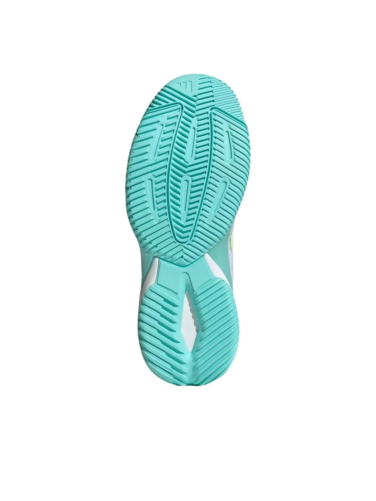 (WMNS) Adidas Crazyflight 6 Indoor 'Flash Aqua Hi Res Yellow' — изображение 3 из 5, голубой/желтый/белый