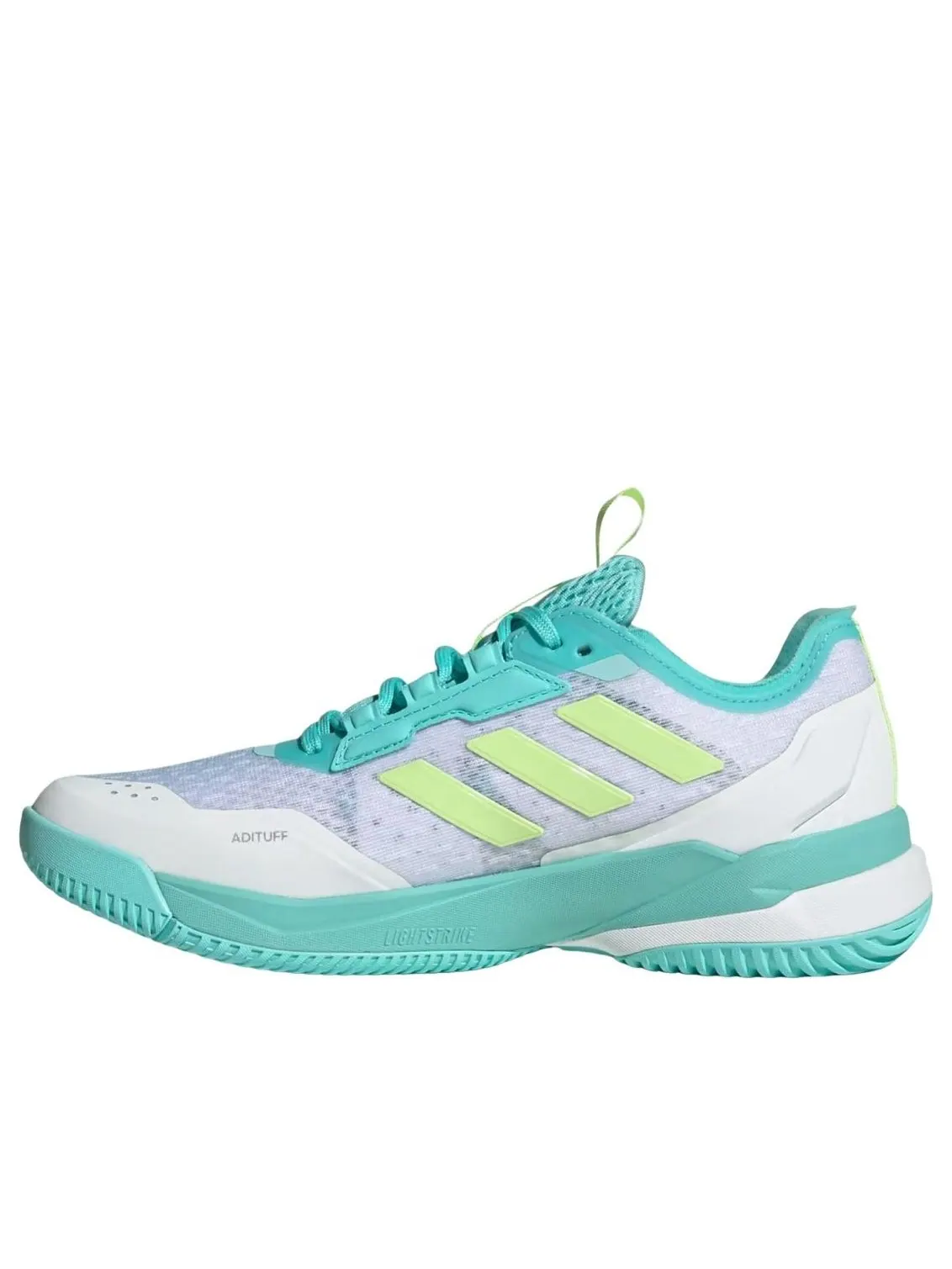 (WMNS) Adidas Crazyflight 6 Indoor 'Flash Aqua Hi Res Yellow' — изображение 5 из 5, голубой/желтый/белый