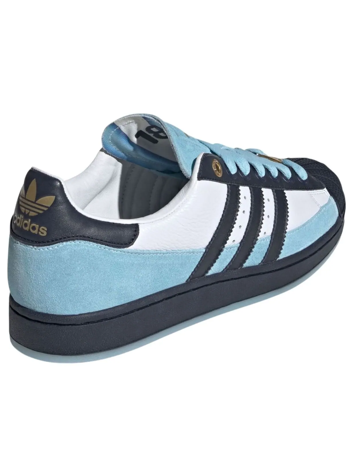 Adidas x Argentina AFA Superstar 'Navy White' — изображение 4 из 7, синий/темно-синий-белый
