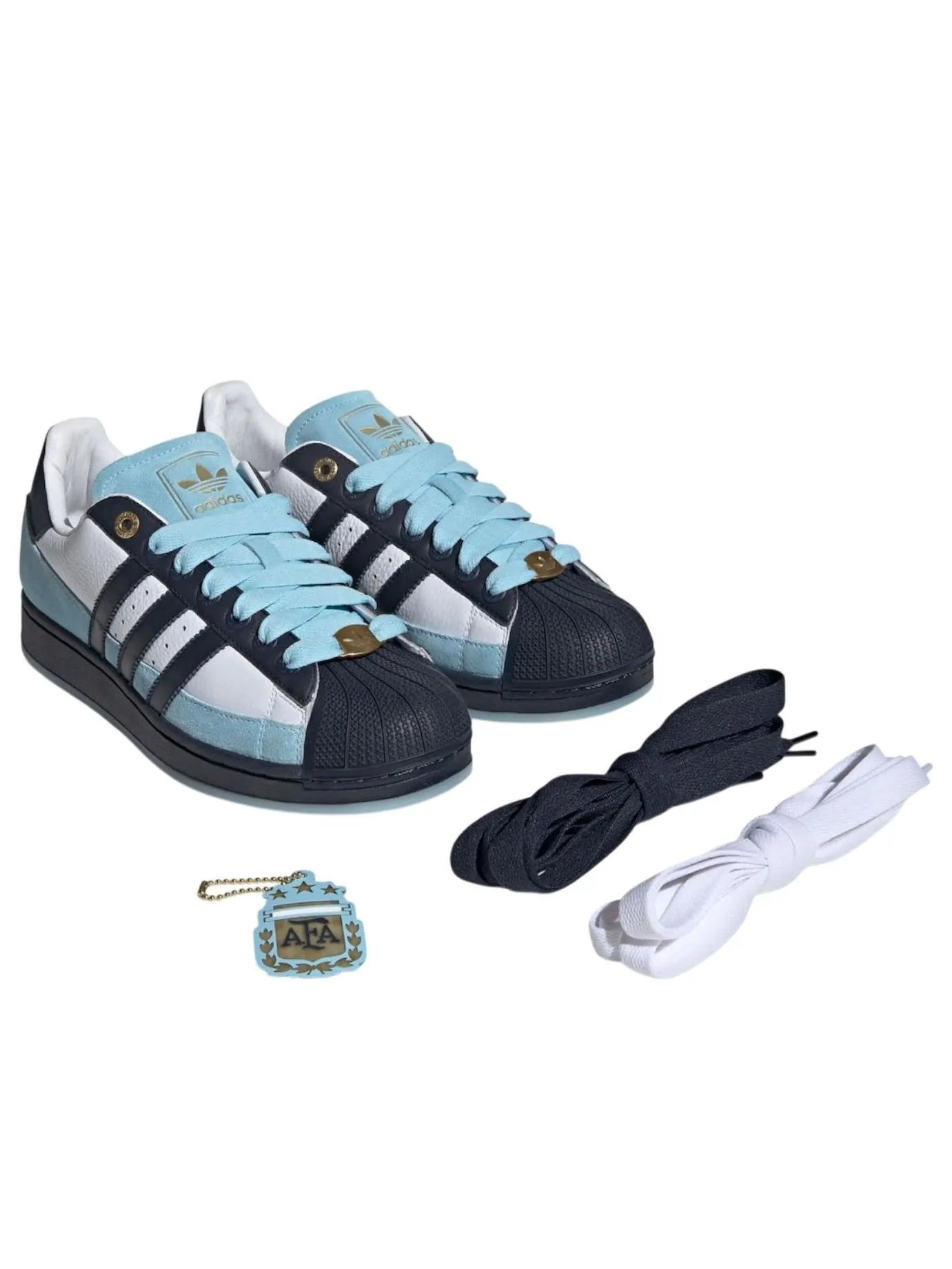 Adidas x Argentina AFA Superstar 'Navy White' — изображение 7 из 7, синий/темно-синий-белый