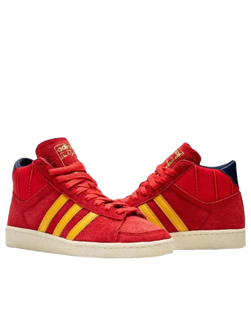 Кроссовки Adidas Jabbar Hi 'Power Red Crew Yellow' KI8573 — изображение 3 из 5, красный