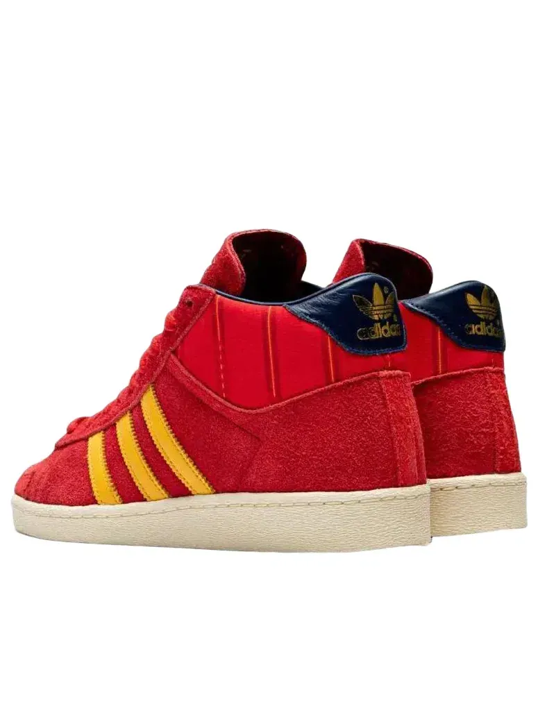 Кроссовки Adidas Jabbar Hi 'Power Red Crew Yellow' KI8573 — изображение 4 из 5, красный