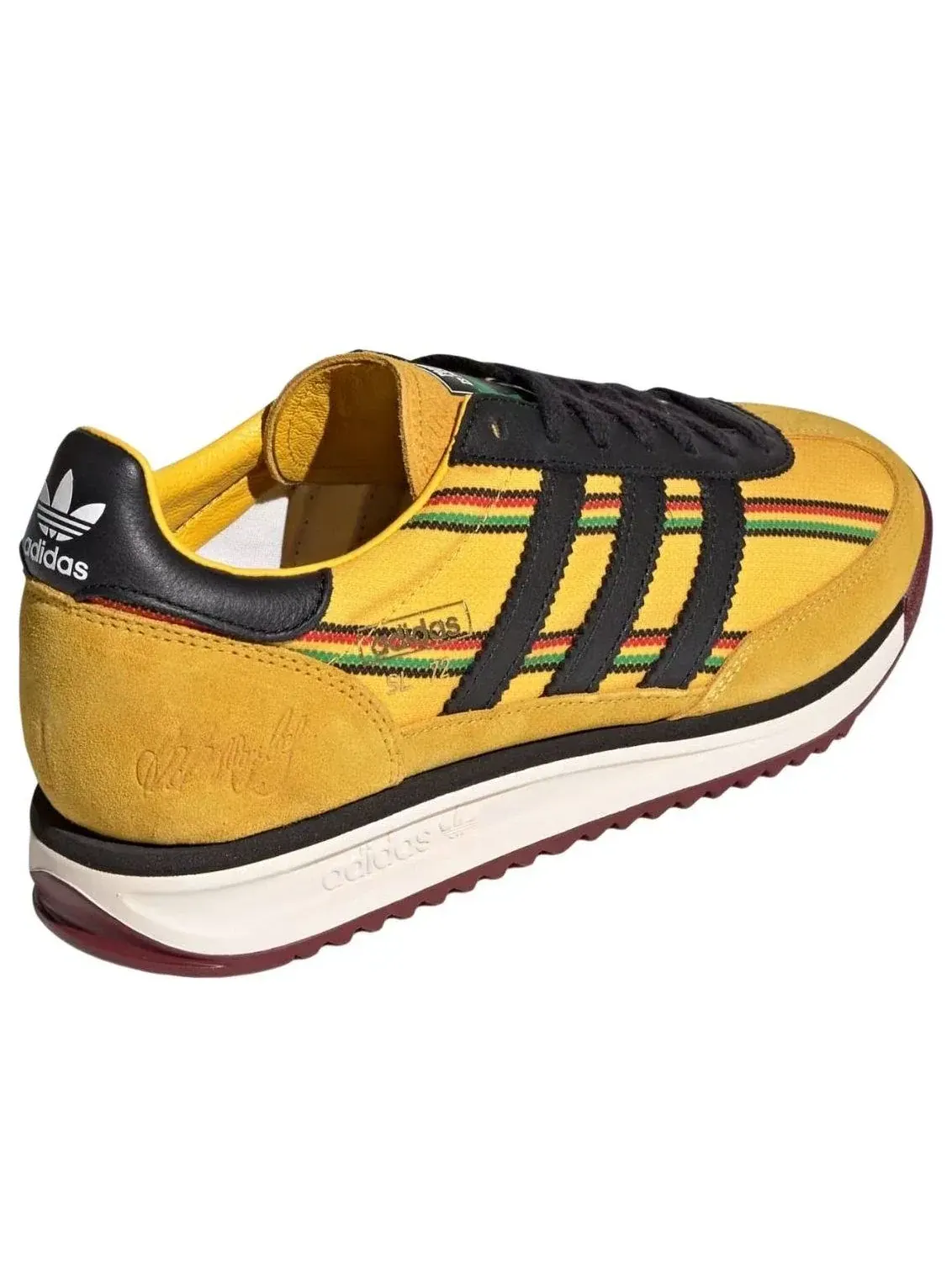 Кроссовки Adidas x Bob Marley SL72 RS 'Jamaica' — изображение 5 из 5, золото