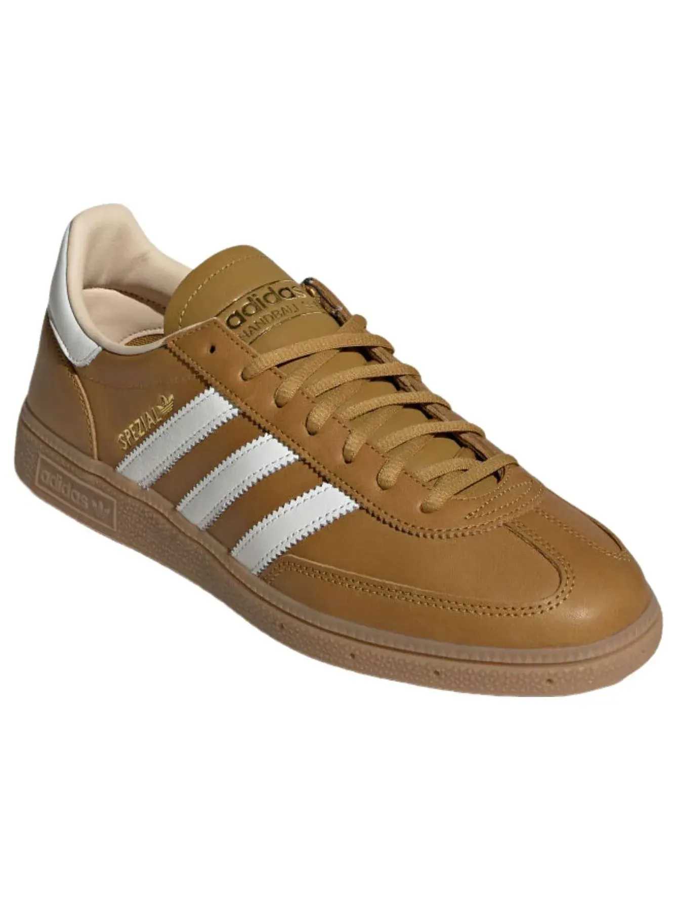 Кроссовки Adidas Handball Spezial 'Preloved Bronze White Gum' — изображение 2 из 6, желтый