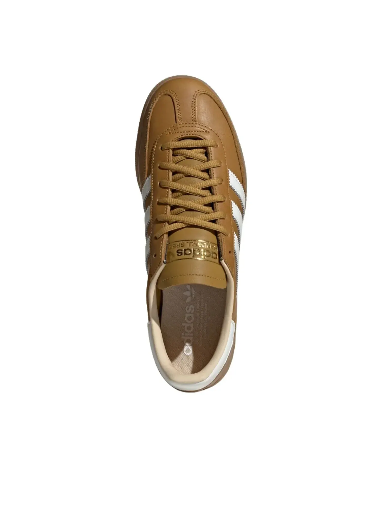 Кроссовки Adidas Handball Spezial 'Preloved Bronze White Gum' — изображение 4 из 6, желтый