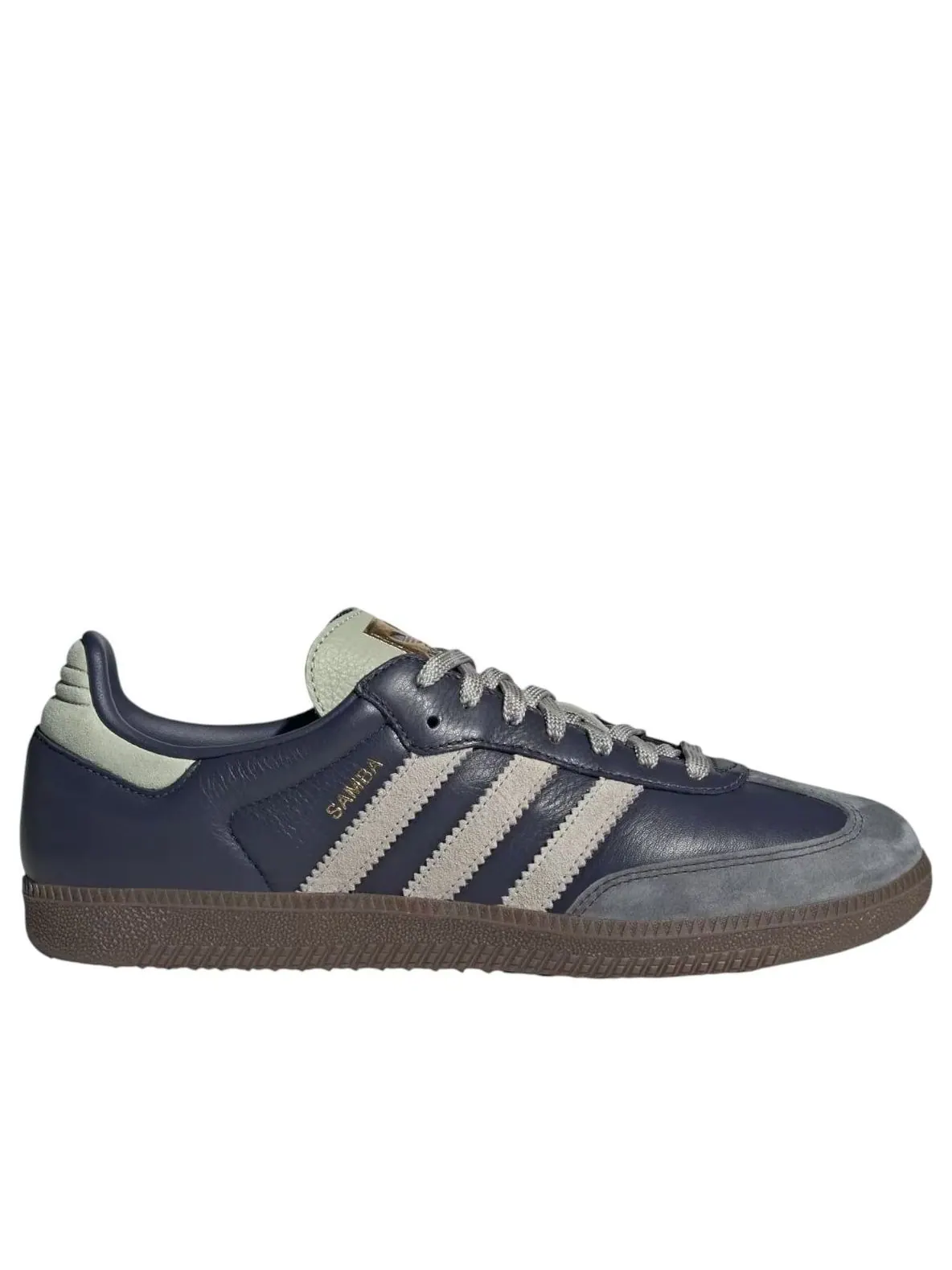Кроссовки adidas Samba OG 'Shadow Navy Sesame Carbon' — изображение 2 из 6, темно-синий