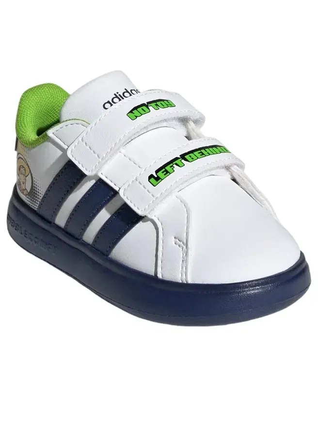 Детские кроссовки для малышей с принтом Toy Story Grand Court Adidas — изображение 3 из 5, белый