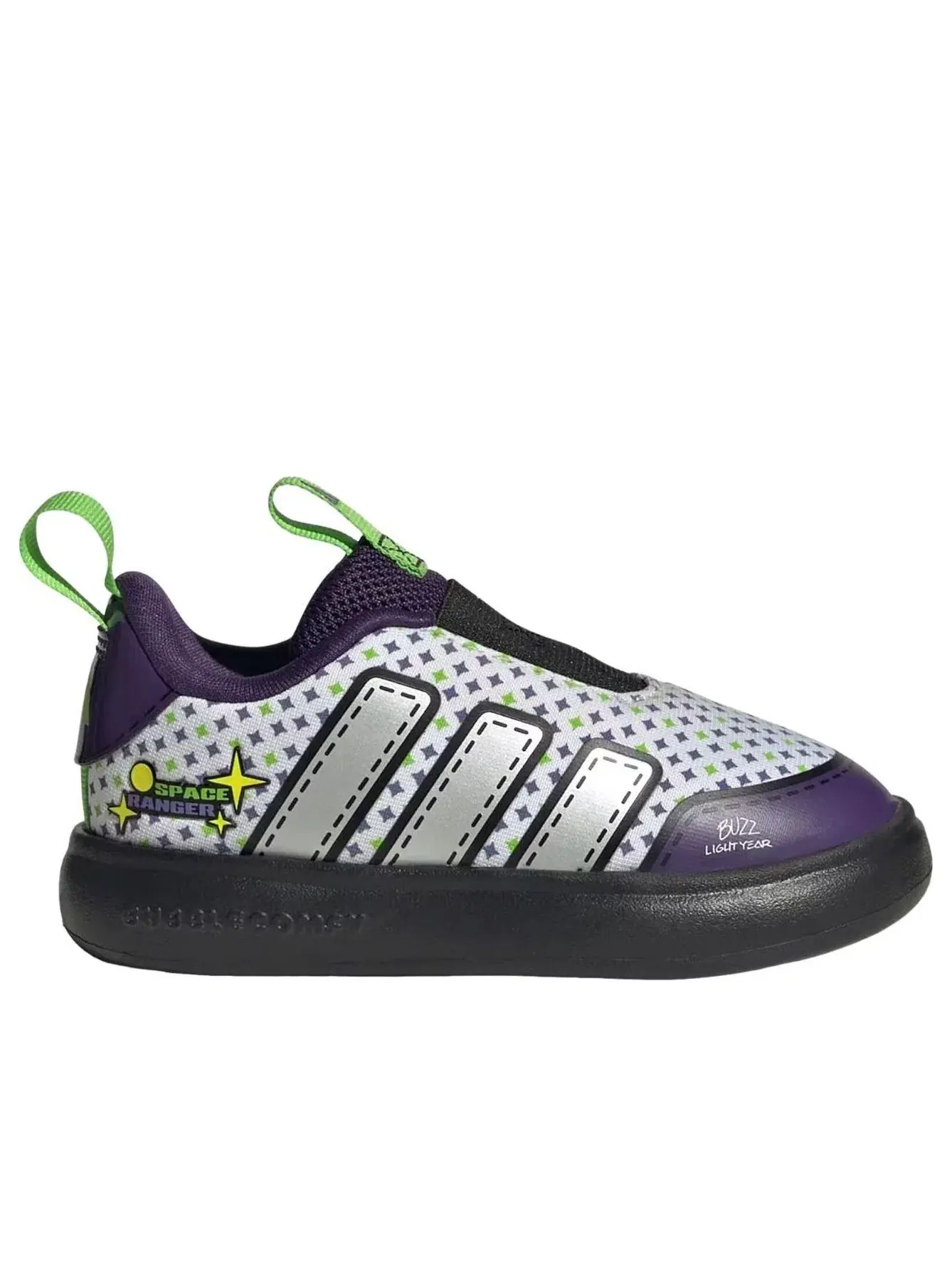 Детские кроссовки с принтом модель Bubblecomic Adidas — изображение 6 из 6, белый