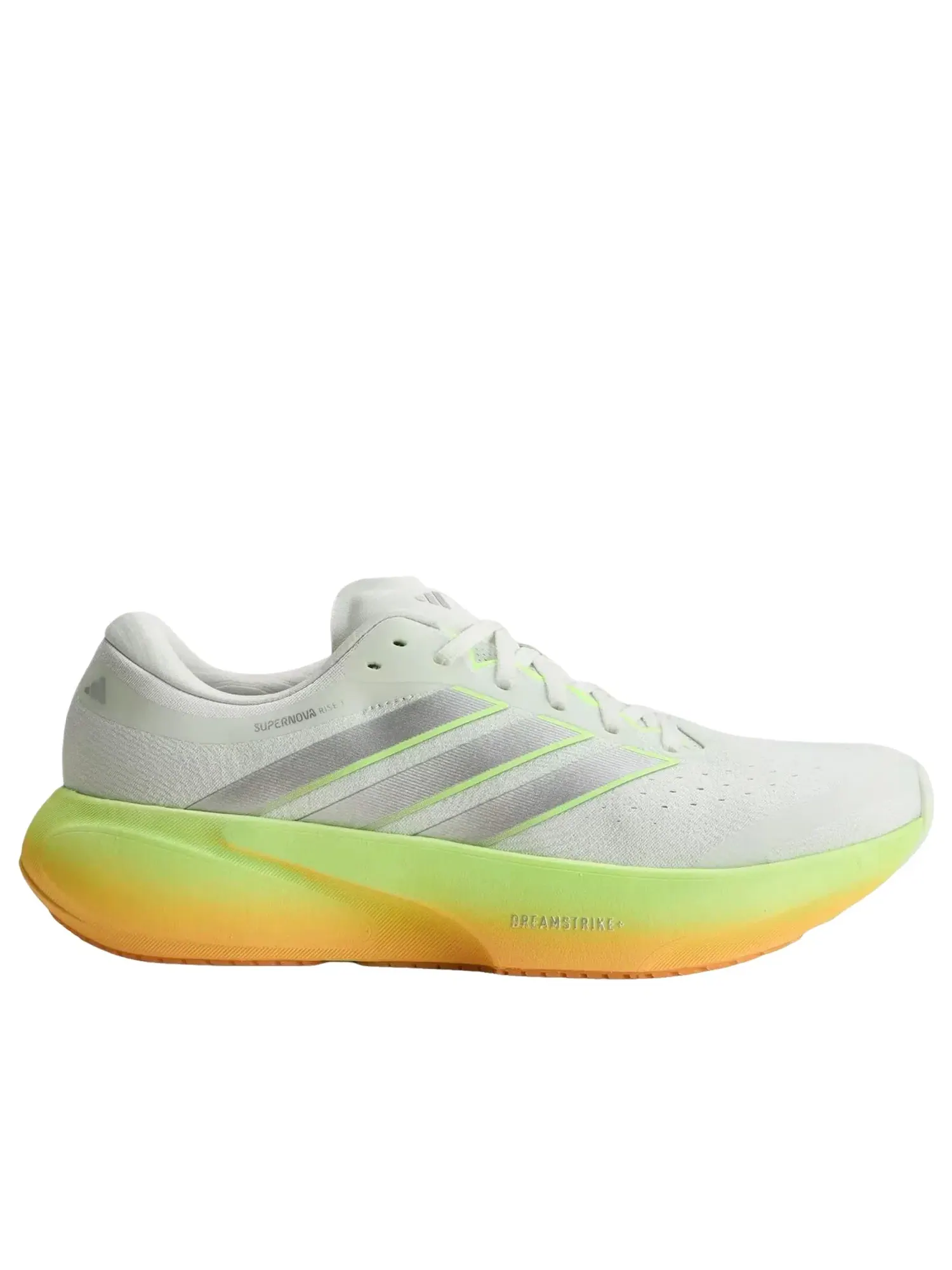 Мужские кроссовки для бега с шнуровкой Supernova Rise 3 Adidas — изображение 2 из 3, серебряный