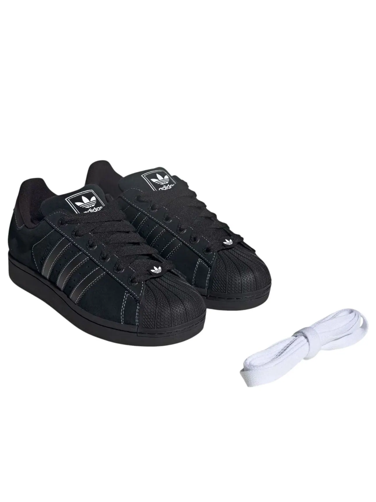 (WMNS) Adidas Superstar II 'Black White' — изображение 6 из 6, черный/белый