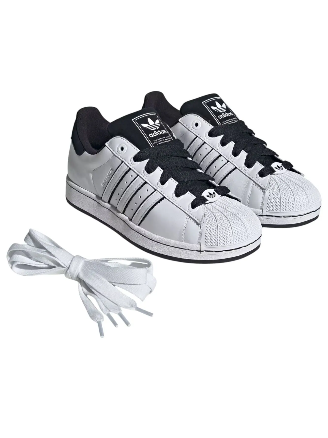 Кроссовки (WMNS) adidas Superstar II 'White Black' — изображение 6 из 6, белый