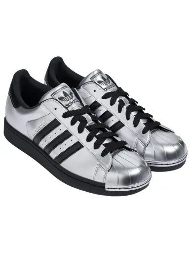 Adidas Superstar 'Silver Black' — изображение 2 из 6, серебристый/черный