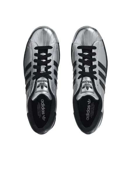 Adidas Superstar 'Silver Black' — изображение 3 из 6, серебристый/черный