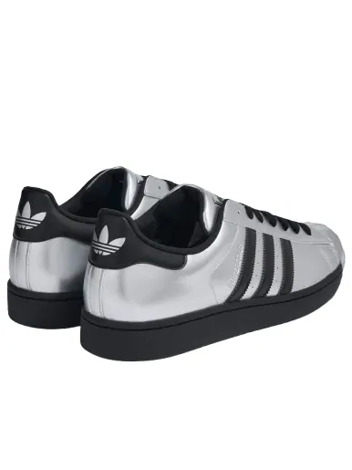 Adidas Superstar 'Silver Black' — изображение 4 из 6, серебристый/черный