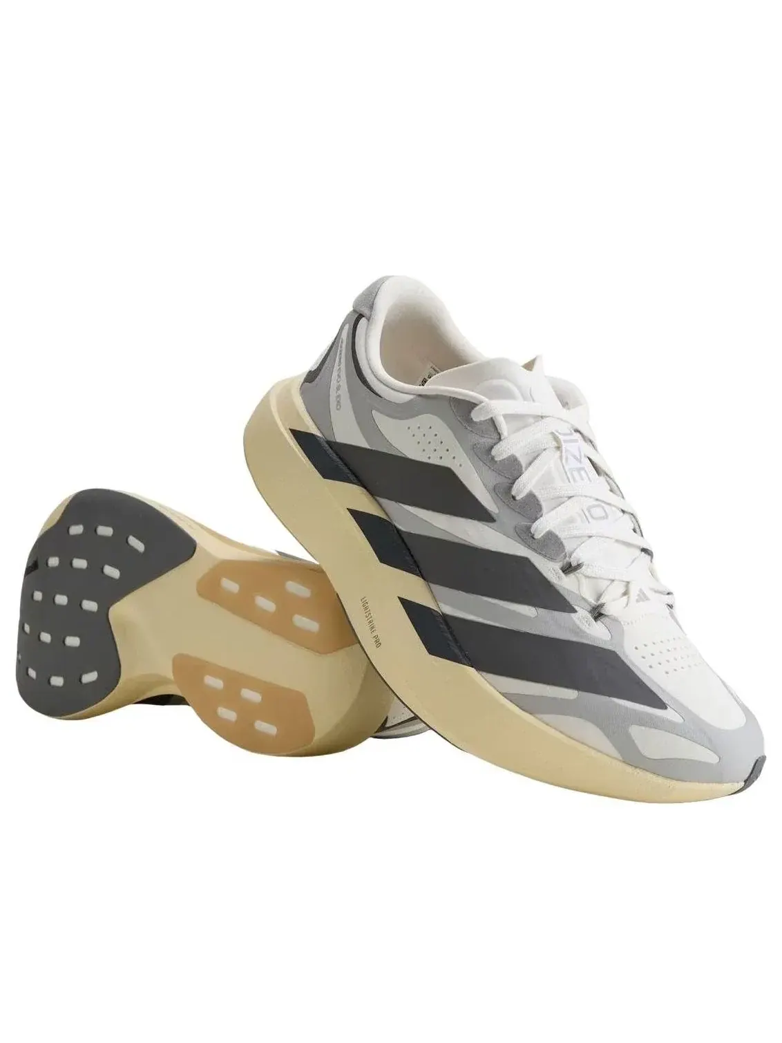 Мужские кроссовки для бега с шнуровкой Adidas Adizero Evo Sl — изображение 3 из 4, белый