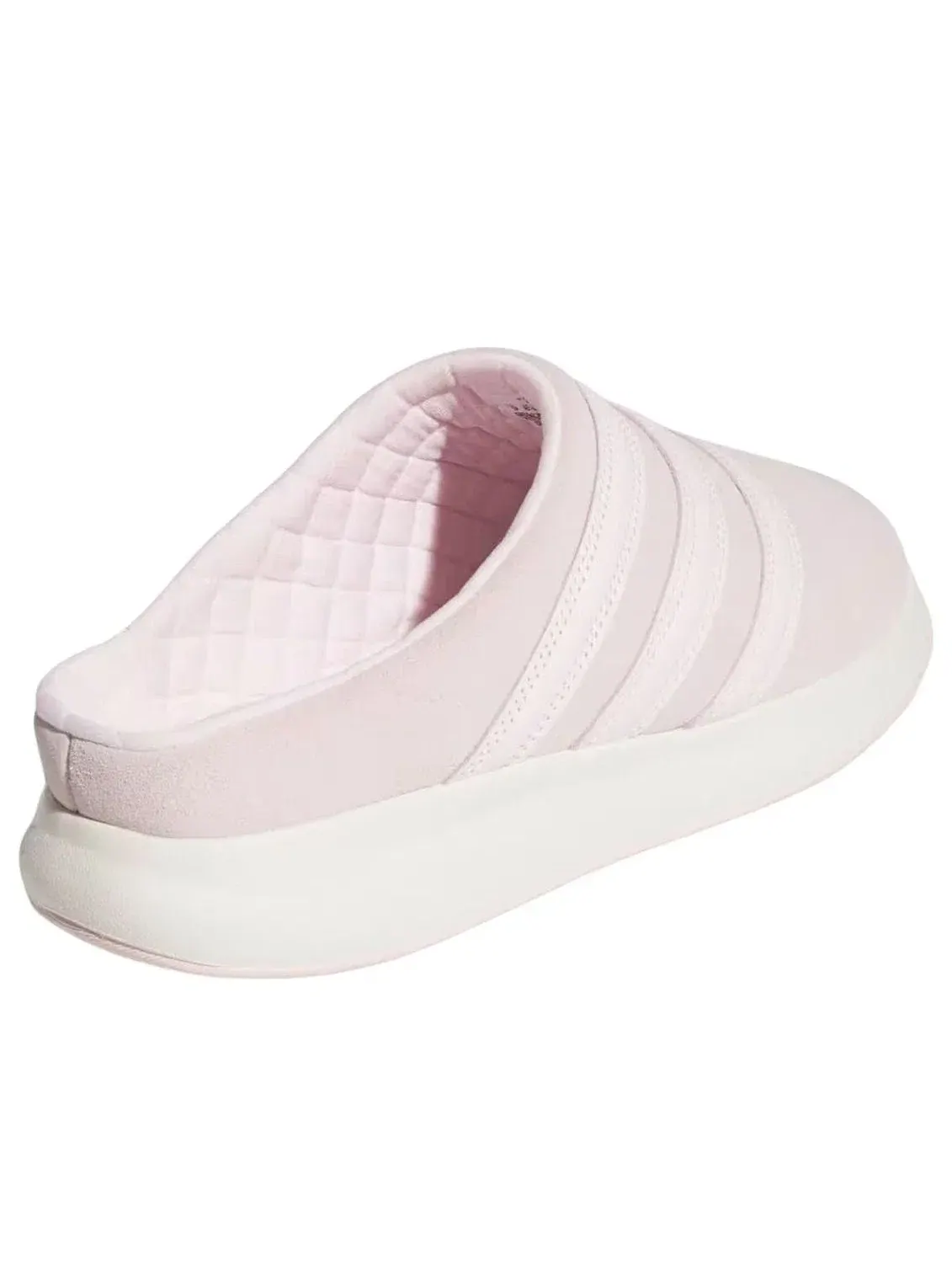 Мужские шлепанцы кожаные с закрытым носком модель Distilled Pink Off White Adidas — изображение 5 из 5, розовый