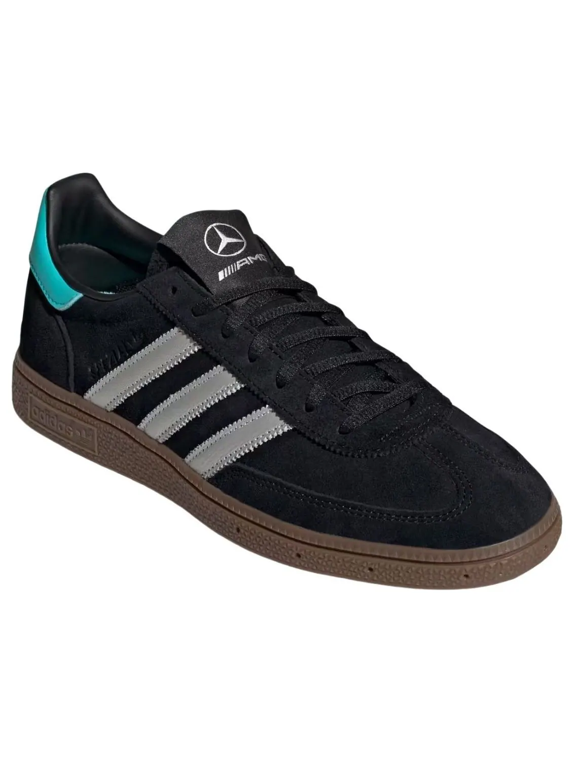 Adidas Handball Spezial Mercedes 'Black Silver Gum' — изображение 4 из 5