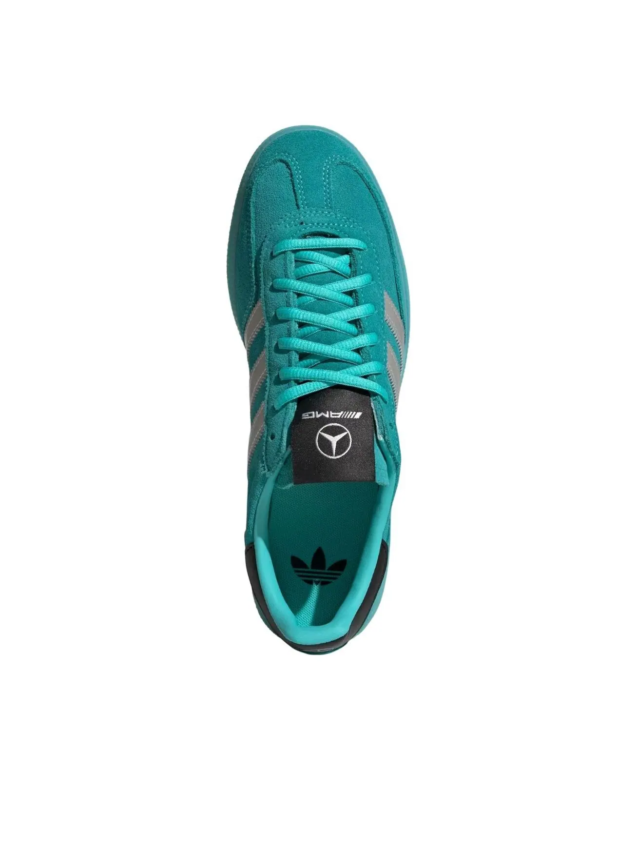 Adidas Handball Spezial Mercedes 'Semi Mint Rush Silver' — изображение 2 из 5