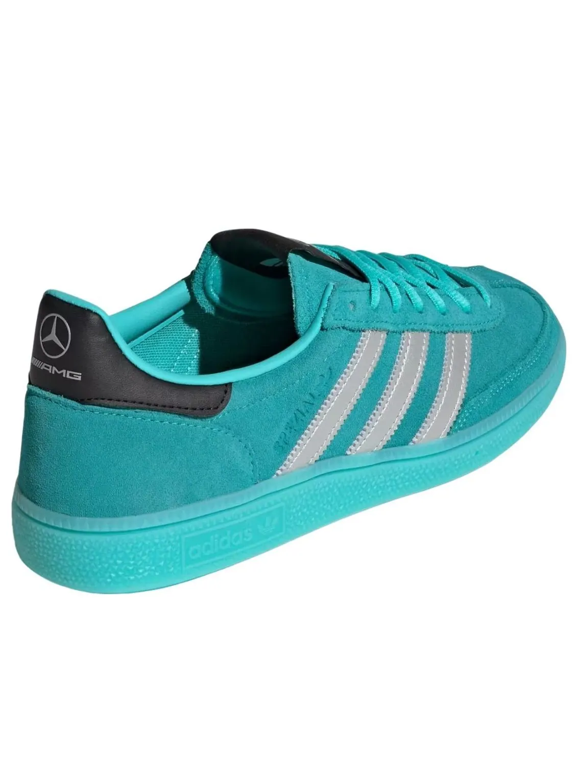 Adidas Handball Spezial Mercedes 'Semi Mint Rush Silver' — изображение 5 из 5