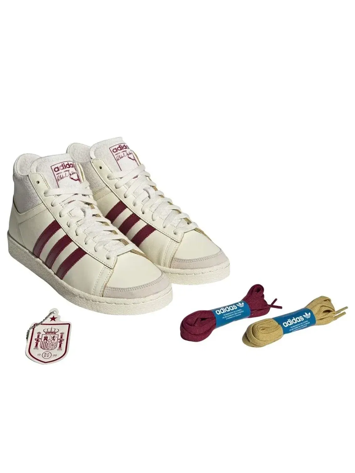 Кроссовки Adidas Jabbar High 'Испанская футбольная федерация' KJ1249 — изображение 2 из 5, белый