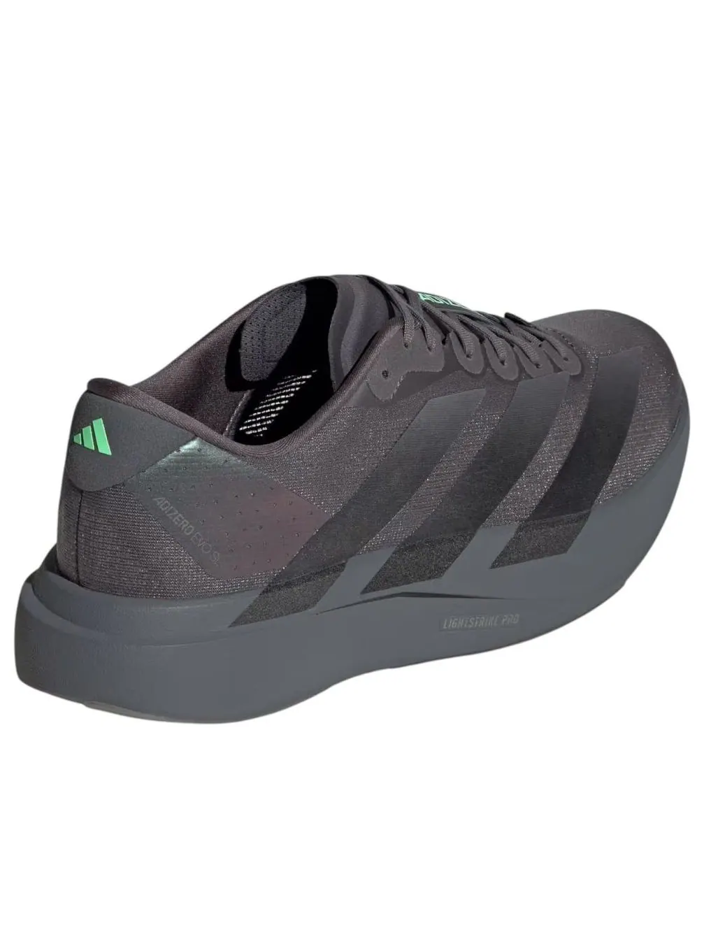 Adidas Adizero Evo SL 'Grey Black Lime Burst' — изображение 5 из 5, серый/черный
