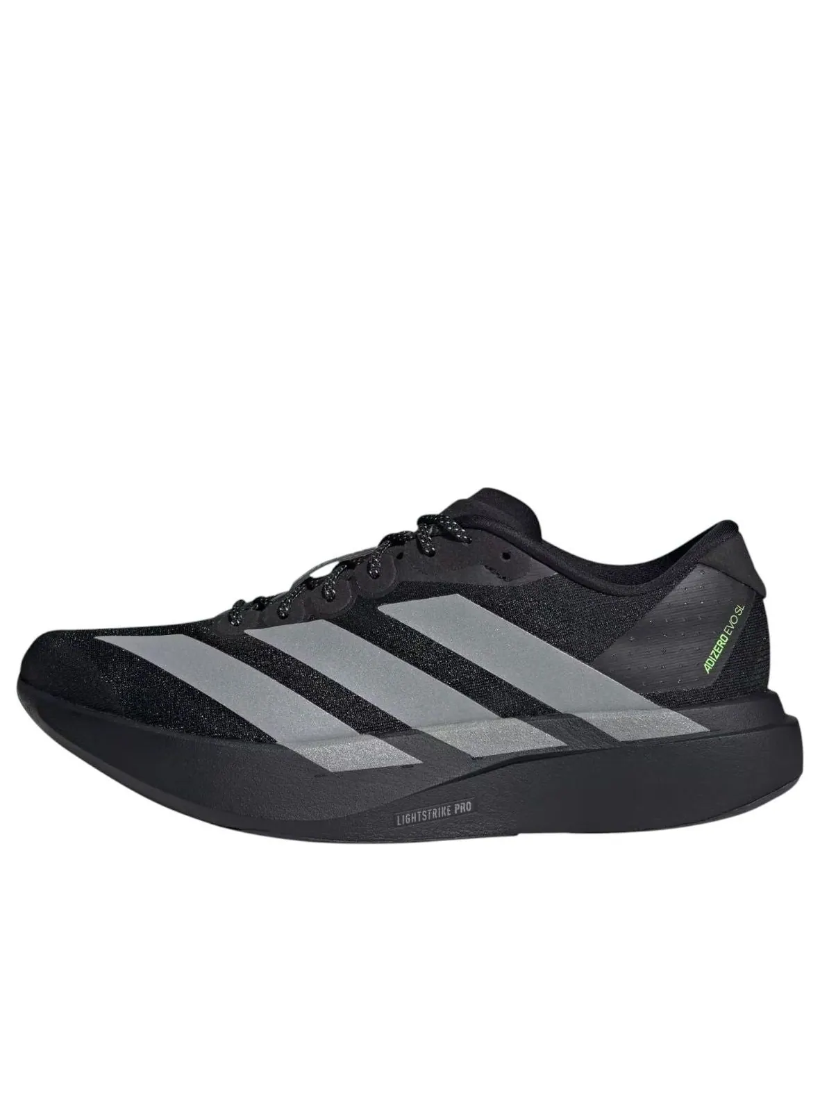 Adidas Adizero Evo SL 'Black Silver Metallic Signal Green' — изображение 1 из 5