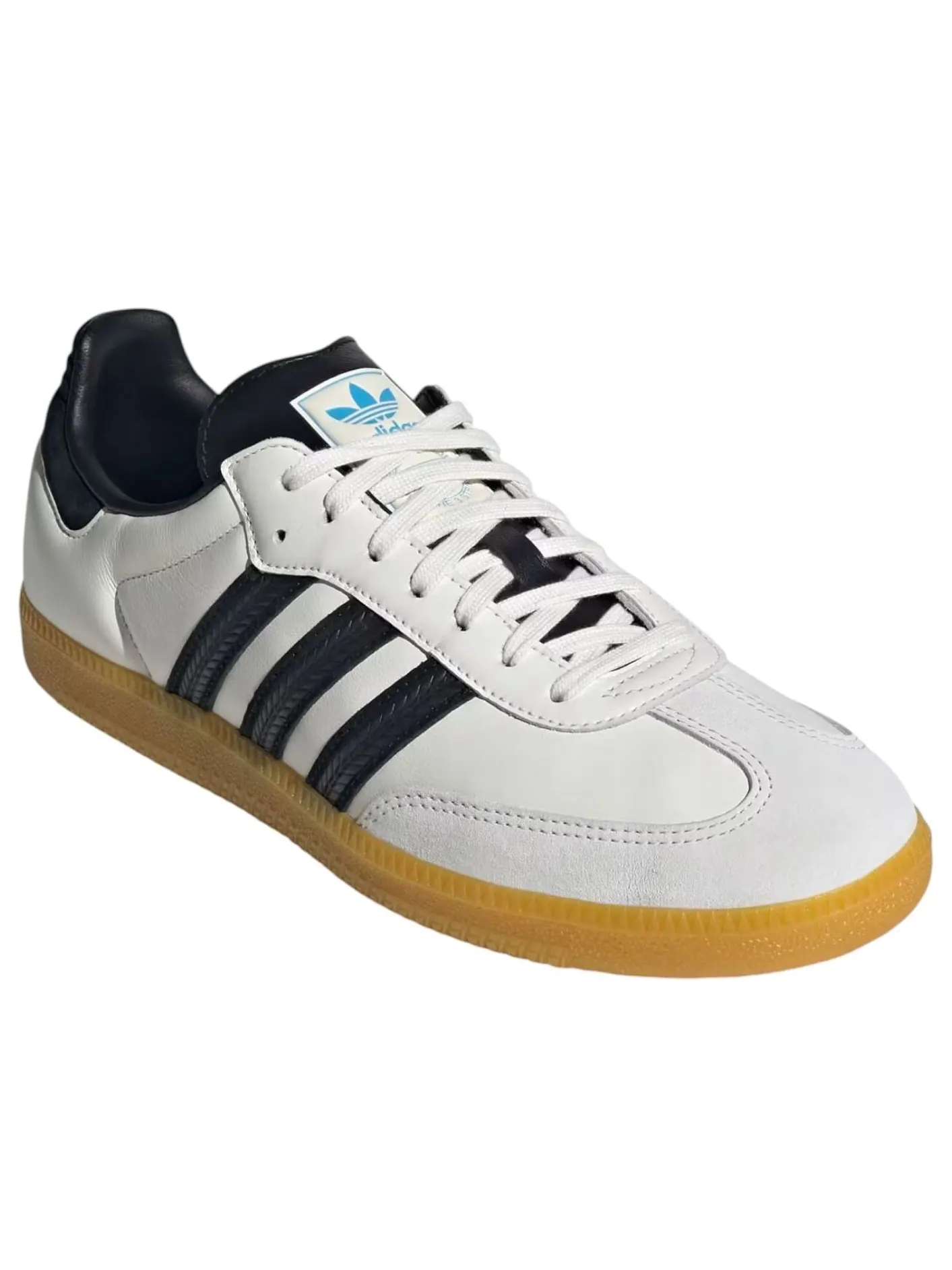 Adidas Samba 'Off White Core Black Preloved Yellow' — изображение 2 из 6, белый/черный/желтый