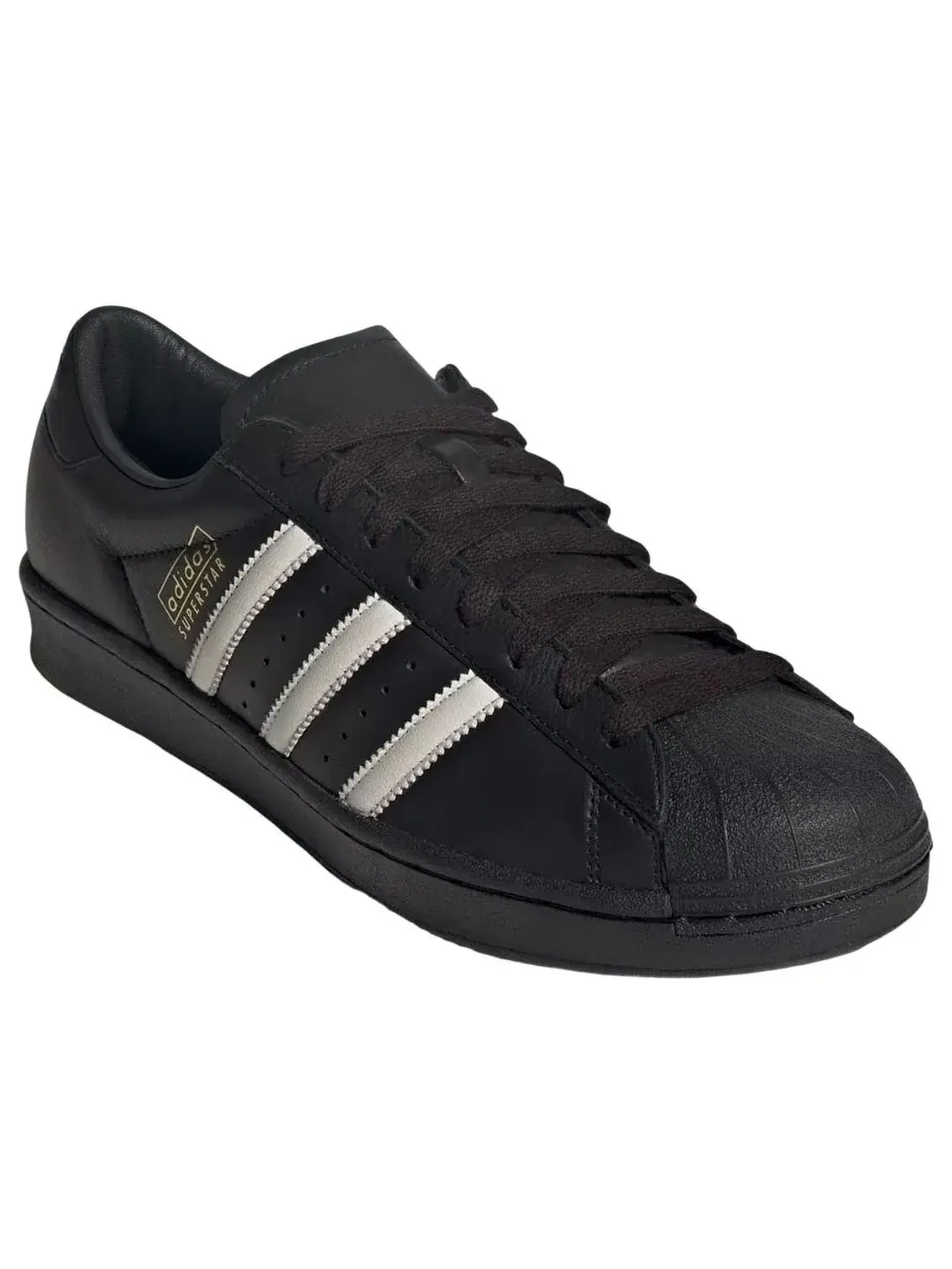 Кроссовки Adidas Superstar Vintage 'Black White' — изображение 4 из 5, черный