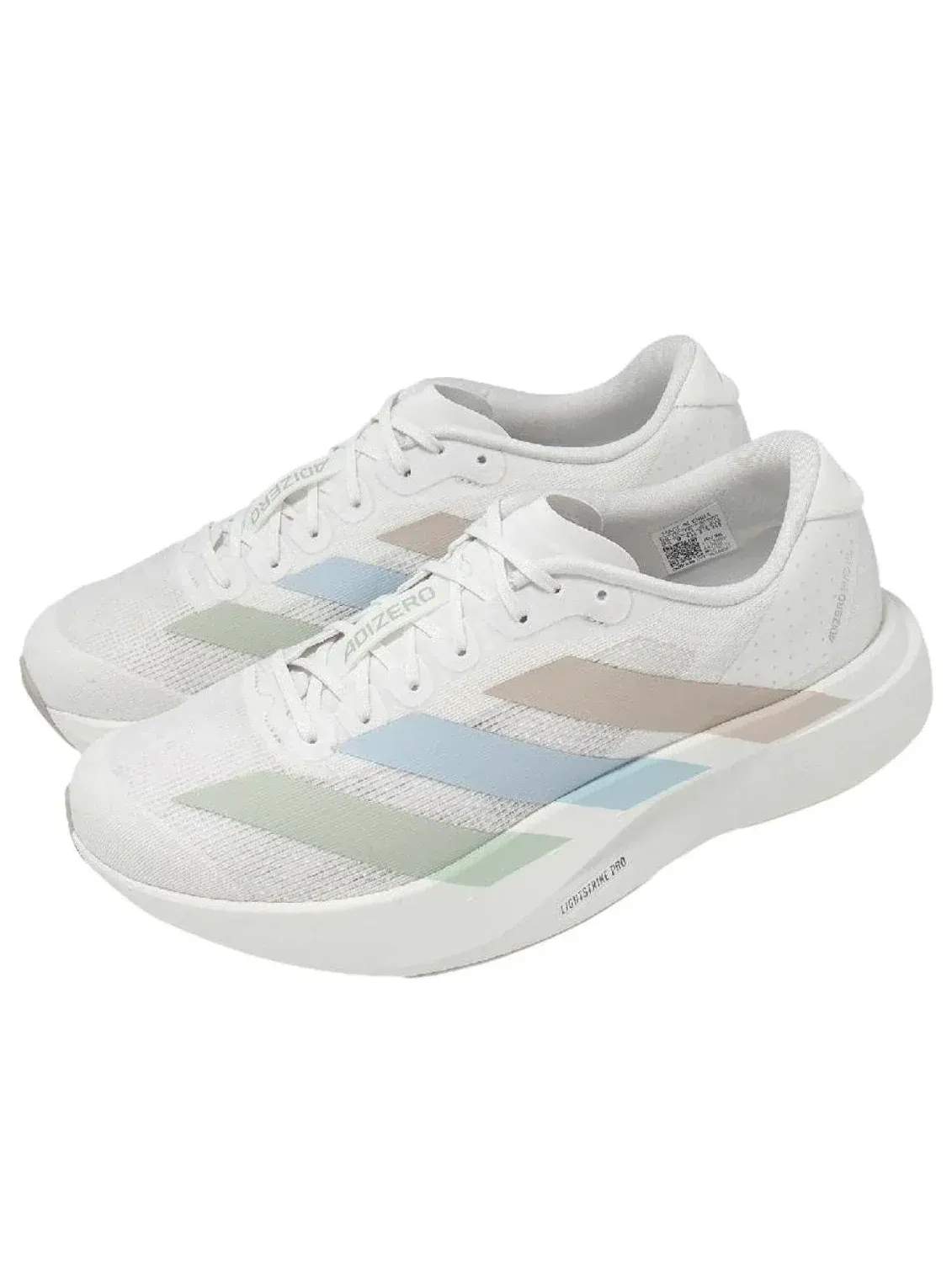 Кроссовки Adidas Adizero Evo SL 'Crystal White Wonder Blue' — изображение 3 из 5, белый