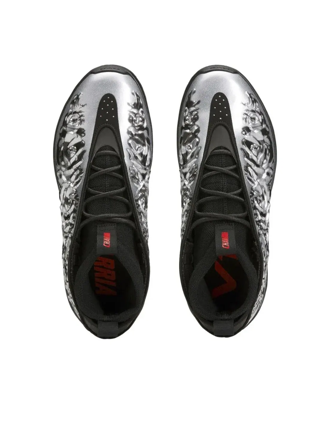 Кроссовки Adidas x Willy Chavarria Harden Vol. 10 'Silver' — изображение 3 из 6, серебряный