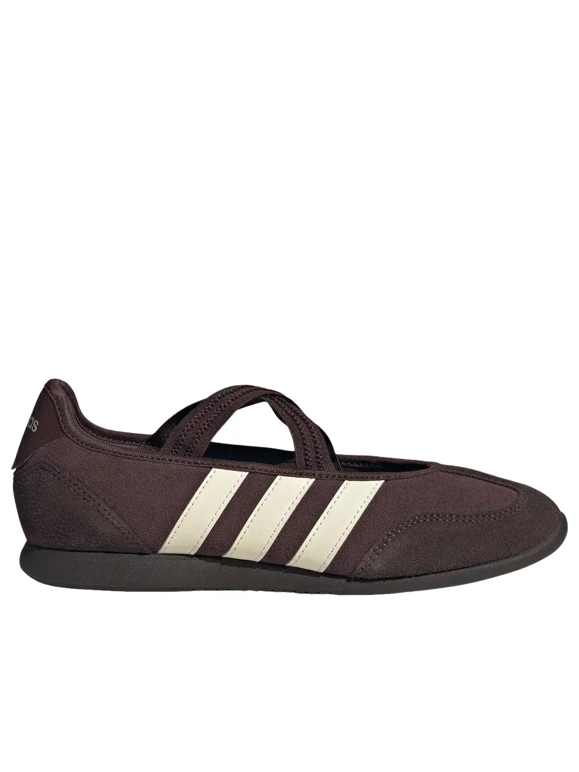 Женские кроссовки-балетки Mary Jane с замшевым верхом Barreda Adidas — изображение 2 из 4, коричневый