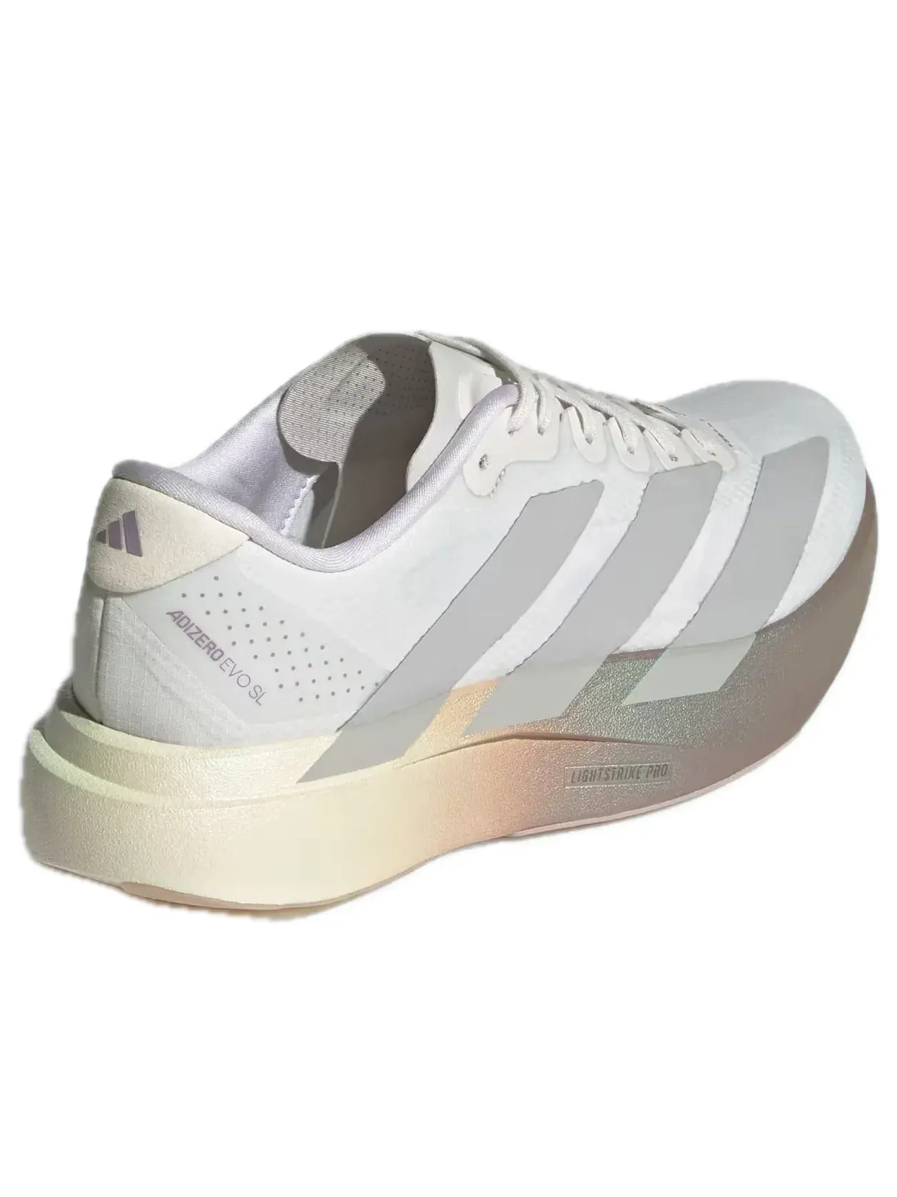 Женские кроссовки для бега с шнуровкой Adidas Adizero Evo SL — изображение 5 из 5, белый