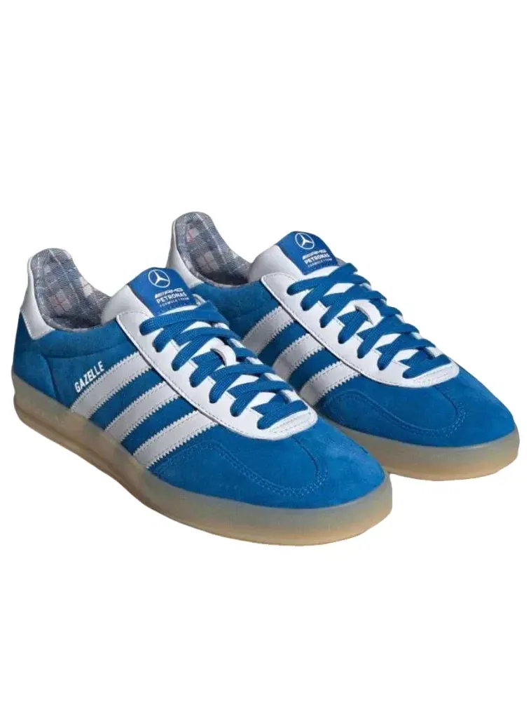 Мужские кроссовки с замшевым верхом Gazelle Indoor Adidas — изображение 3 из 6, синий