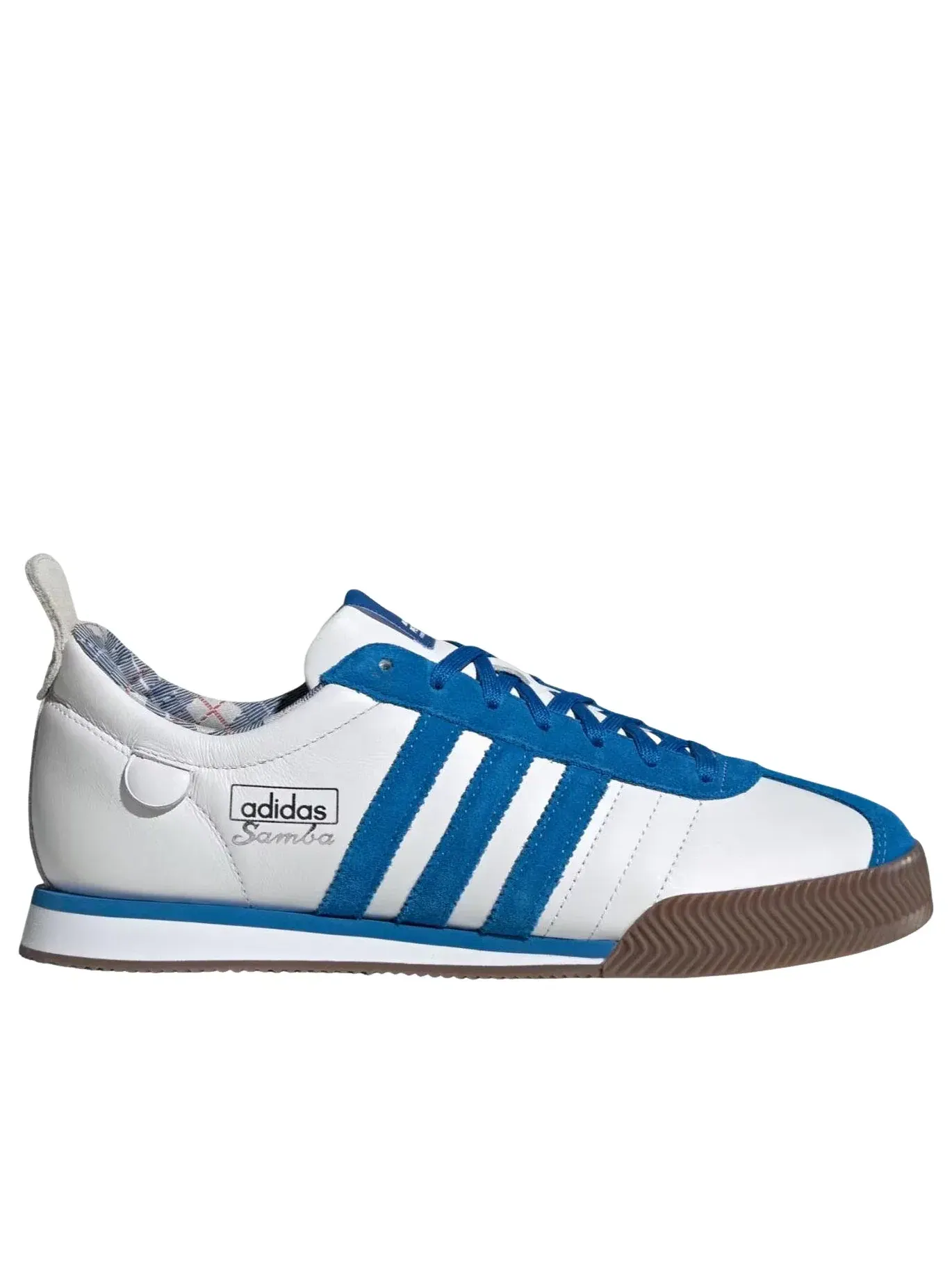 Мужские кроссовки Samba 62 с кожаным верхом Adidas — изображение 2 из 6, белый
