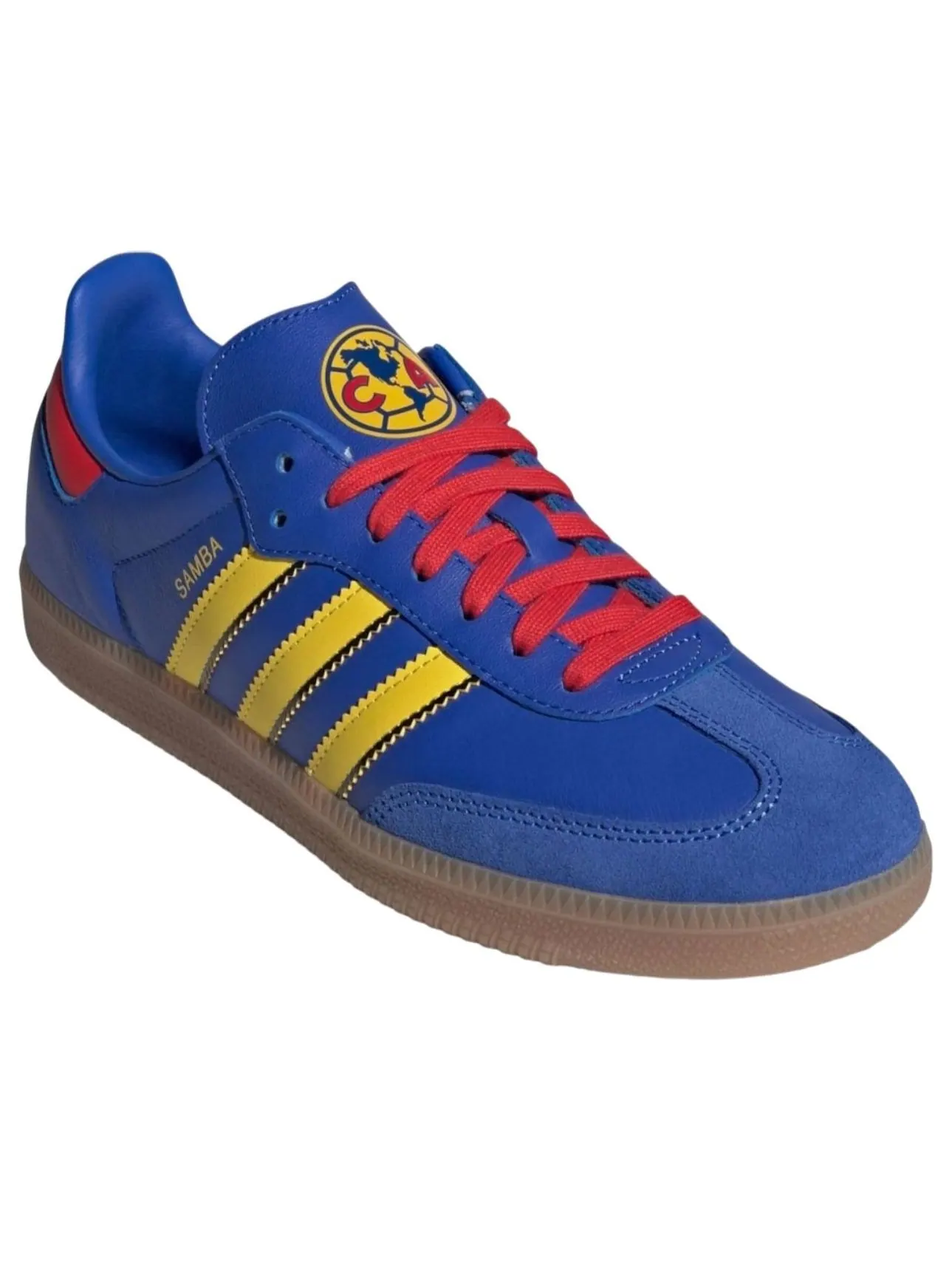 Adidas Samba Club America — изображение 3 из 6, синий/желтый/красный