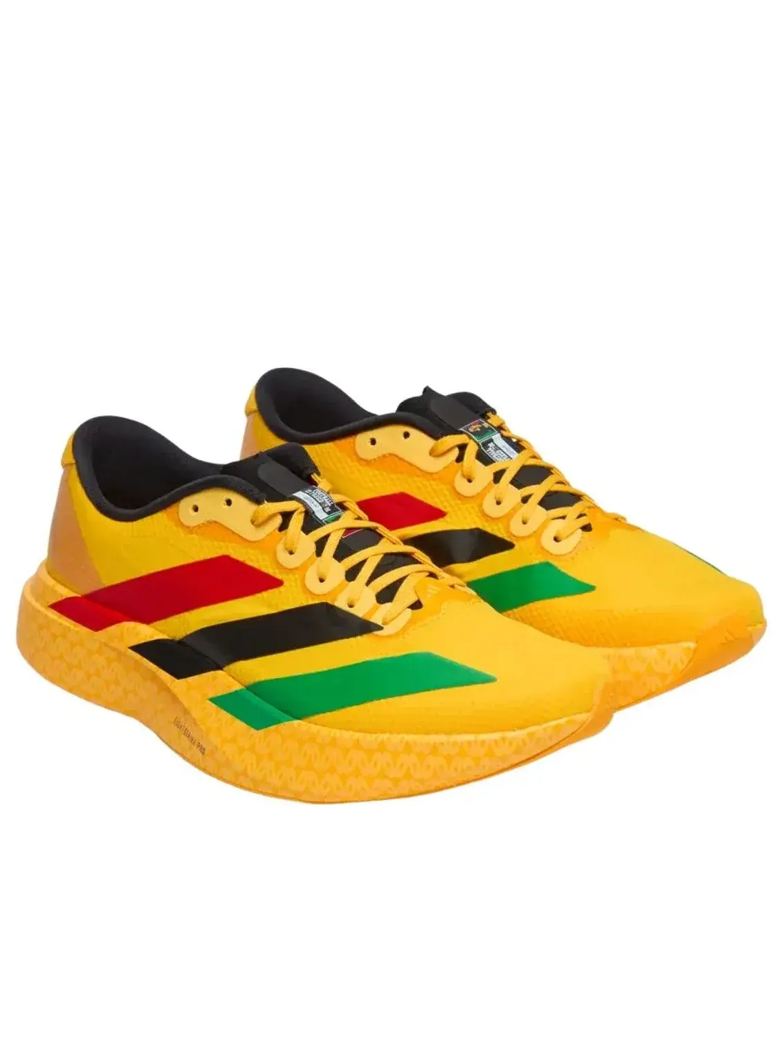 Кроссовки Adidas x Bob Marley Adizero EVO SL 'Bold Gold' — изображение 2 из 5, золото