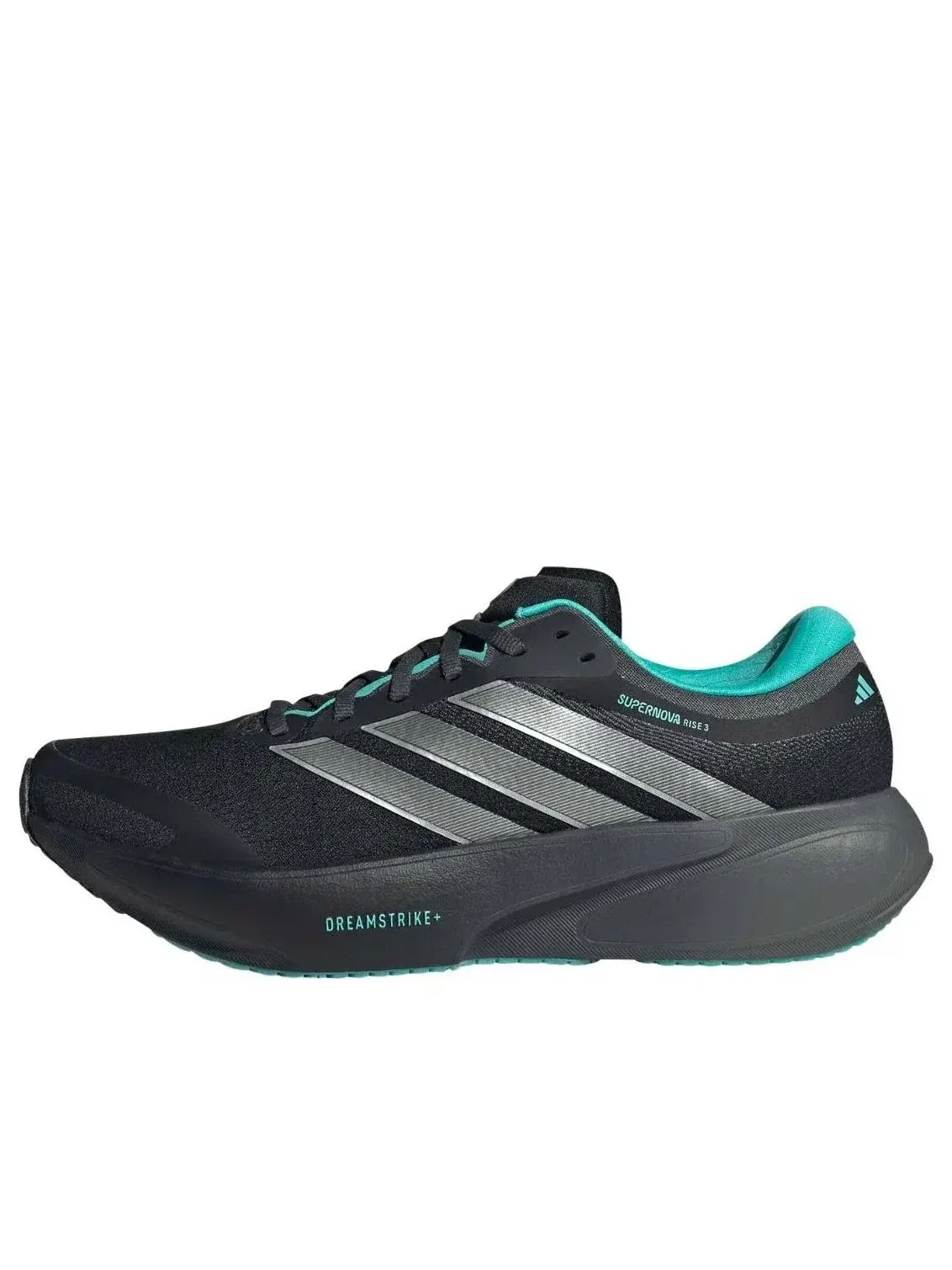 Мужские беговые кроссовки с шнуровкой Supernova Rise 3 x Mercedes AMG Petronas F1 Team Adidas — изображение 1 из 5, черный