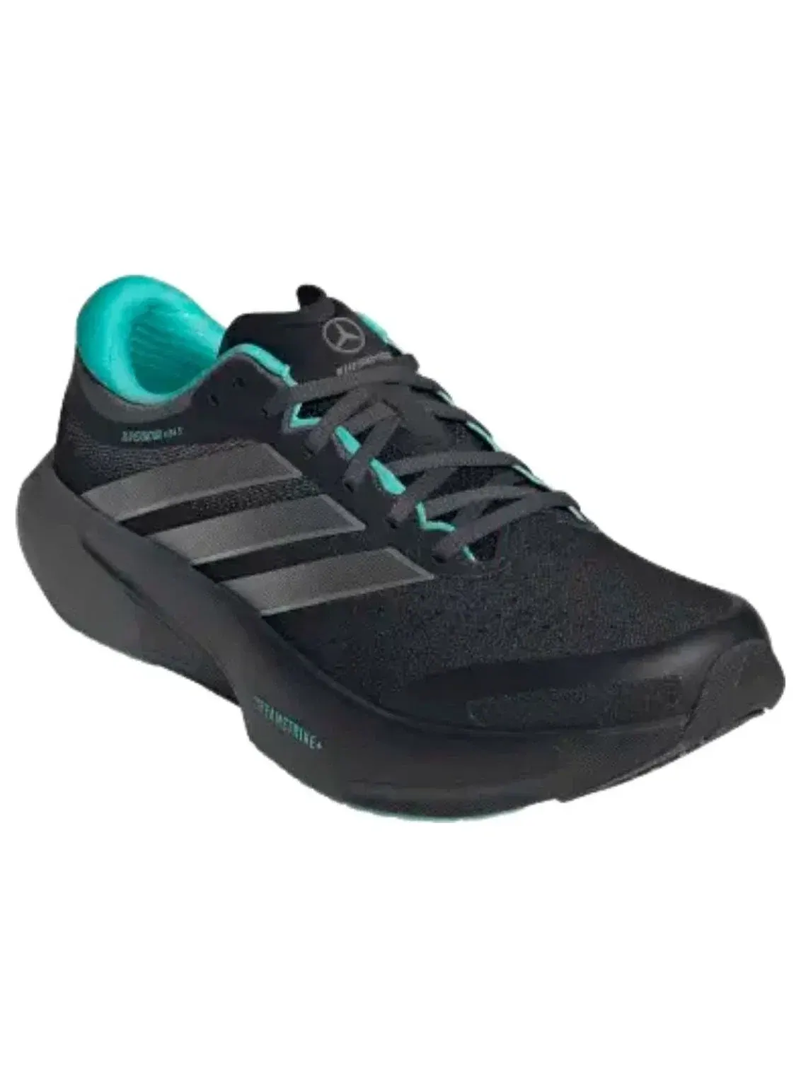 Мужские беговые кроссовки с шнуровкой Supernova Rise 3 x Mercedes AMG Petronas F1 Team Adidas — изображение 2 из 5, черный