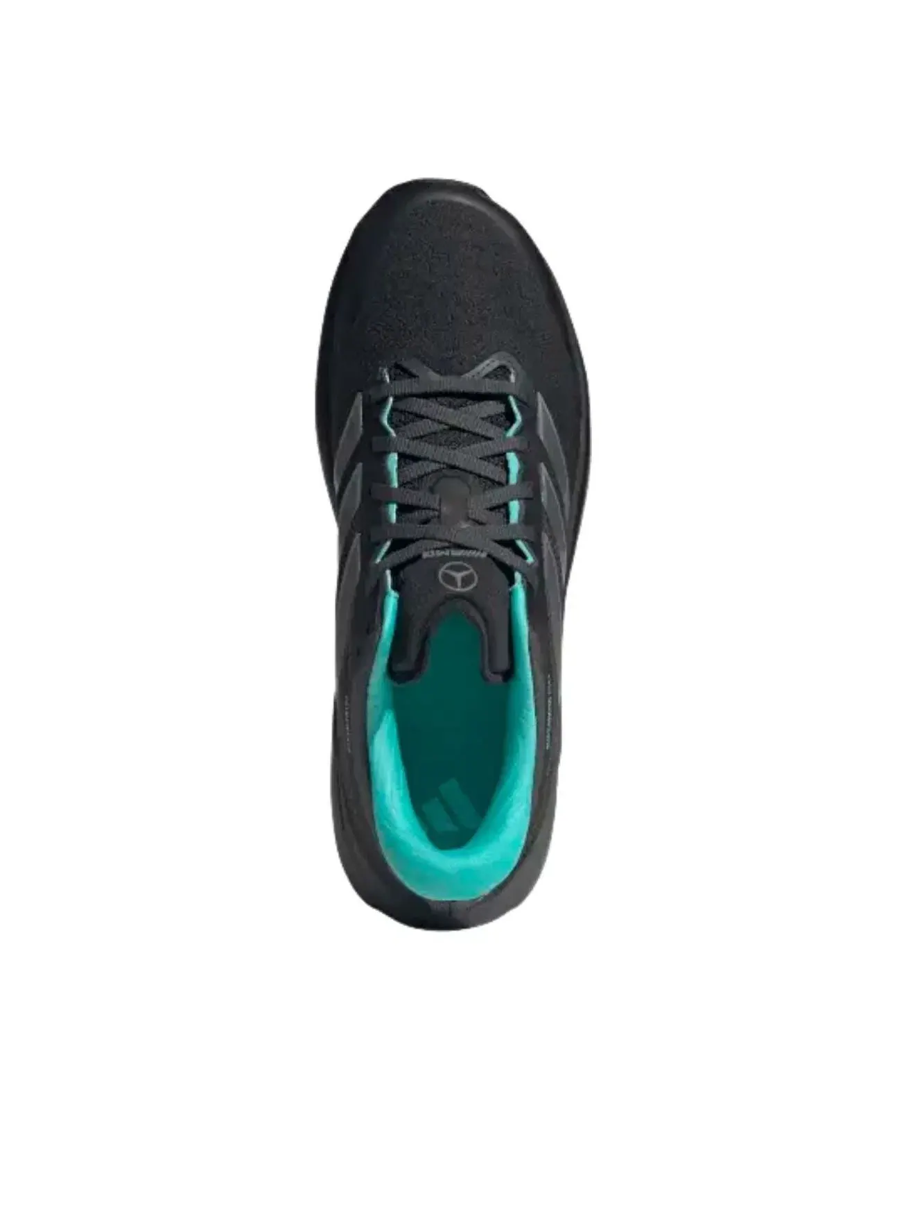 Мужские беговые кроссовки с шнуровкой Supernova Rise 3 x Mercedes AMG Petronas F1 Team Adidas — изображение 4 из 5, черный