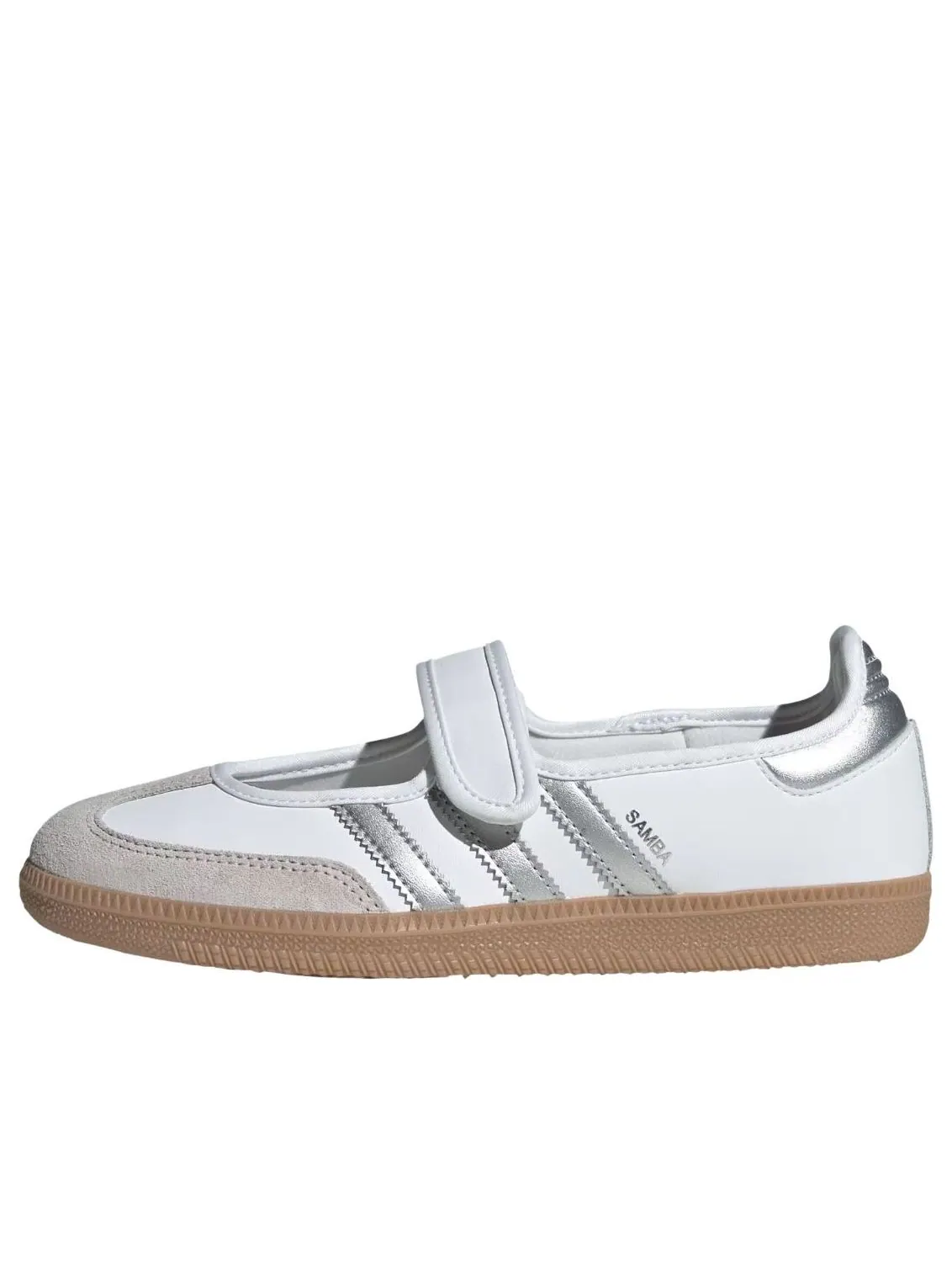 (WMNS) Adidas Samba Jane 'White Silver Metallic' — изображение 1 из 5