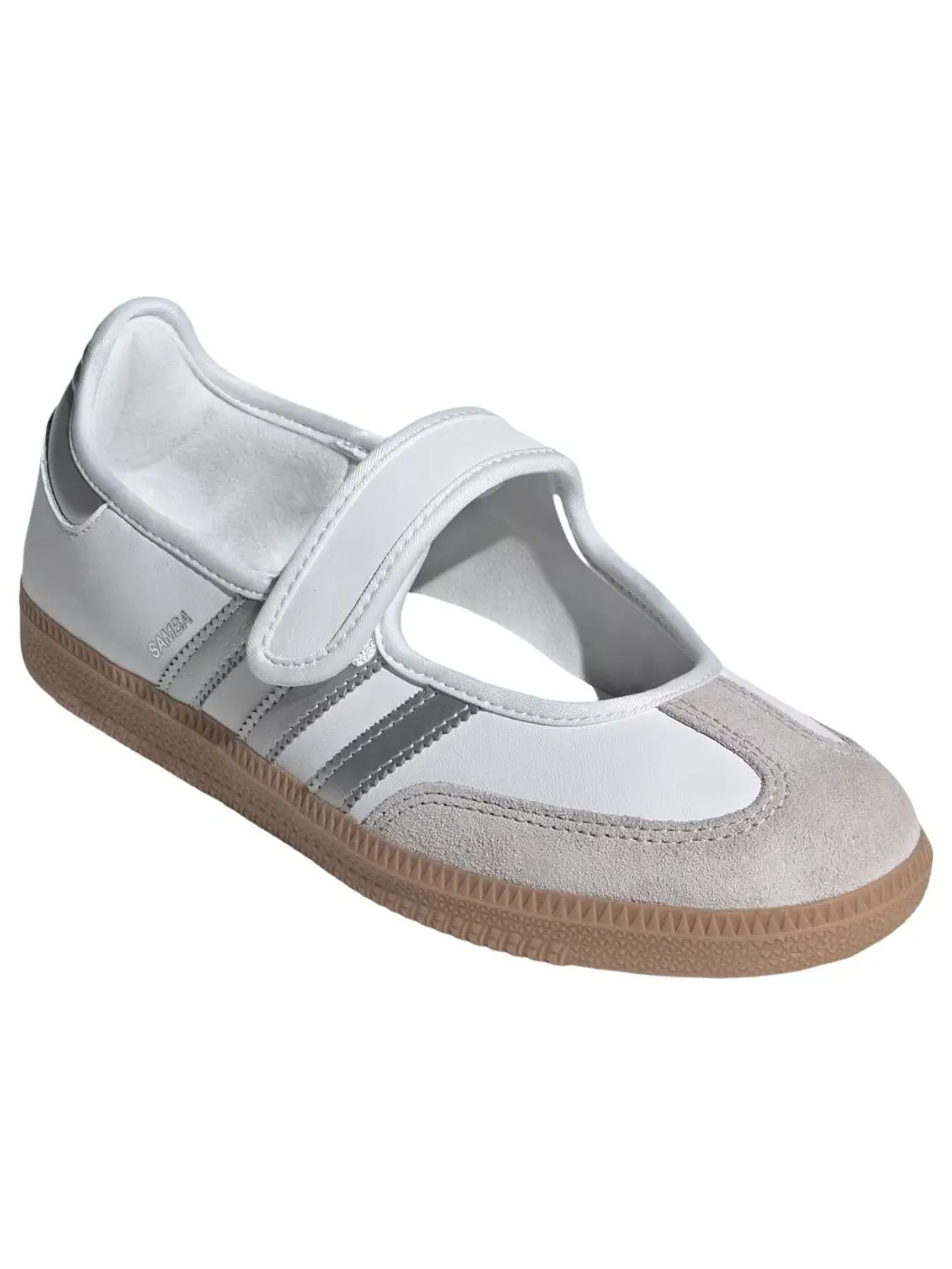 (WMNS) Adidas Samba Jane 'White Silver Metallic' — изображение 4 из 5