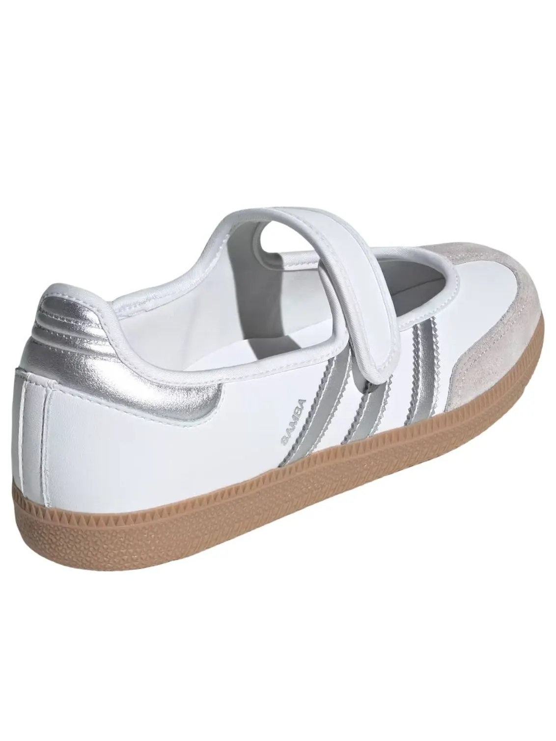 (WMNS) Adidas Samba Jane 'White Silver Metallic' — изображение 5 из 5