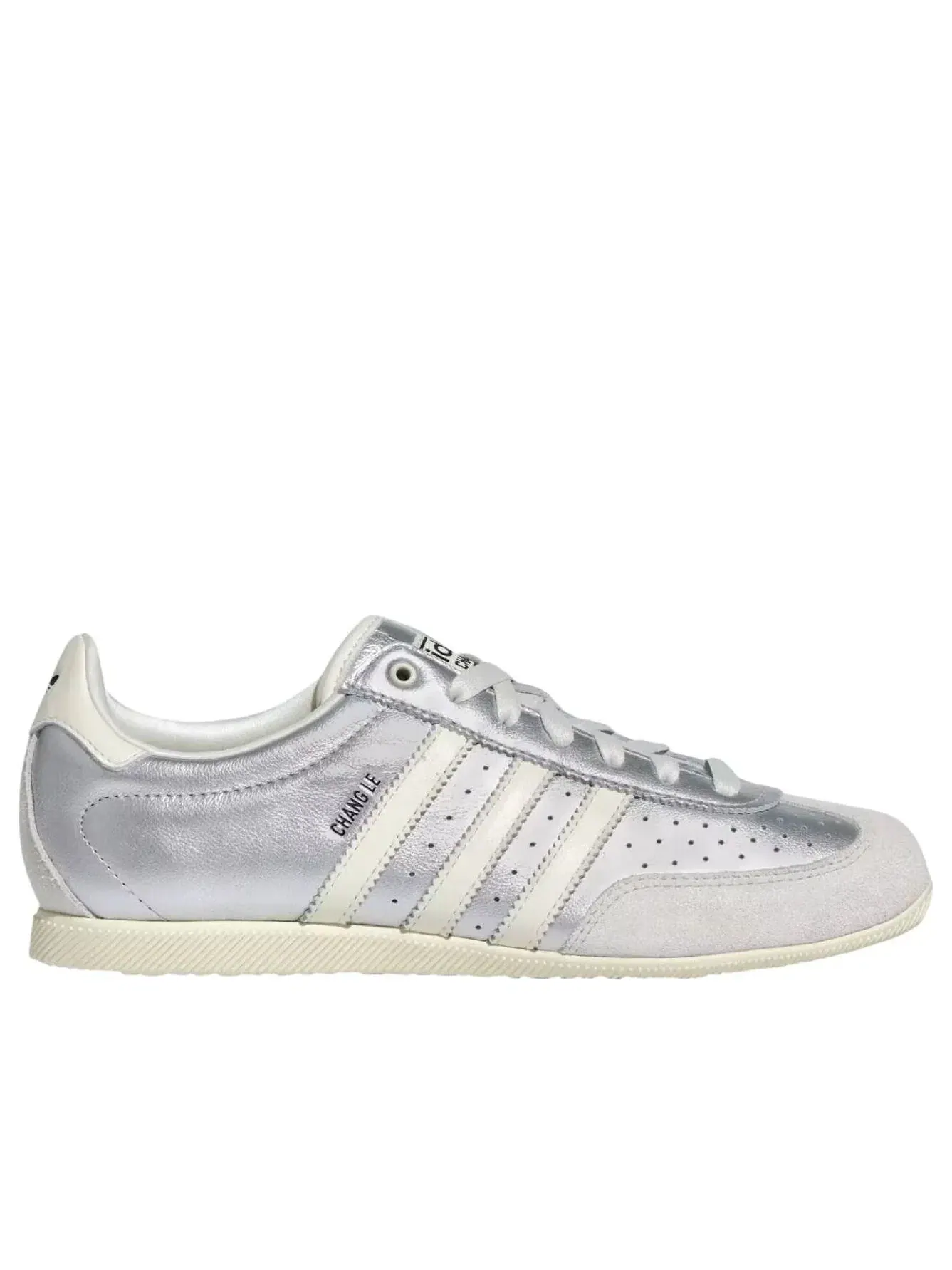 Женские кроссовки с кожаным верхом Changle Adidas — изображение 6 из 6, серебряный