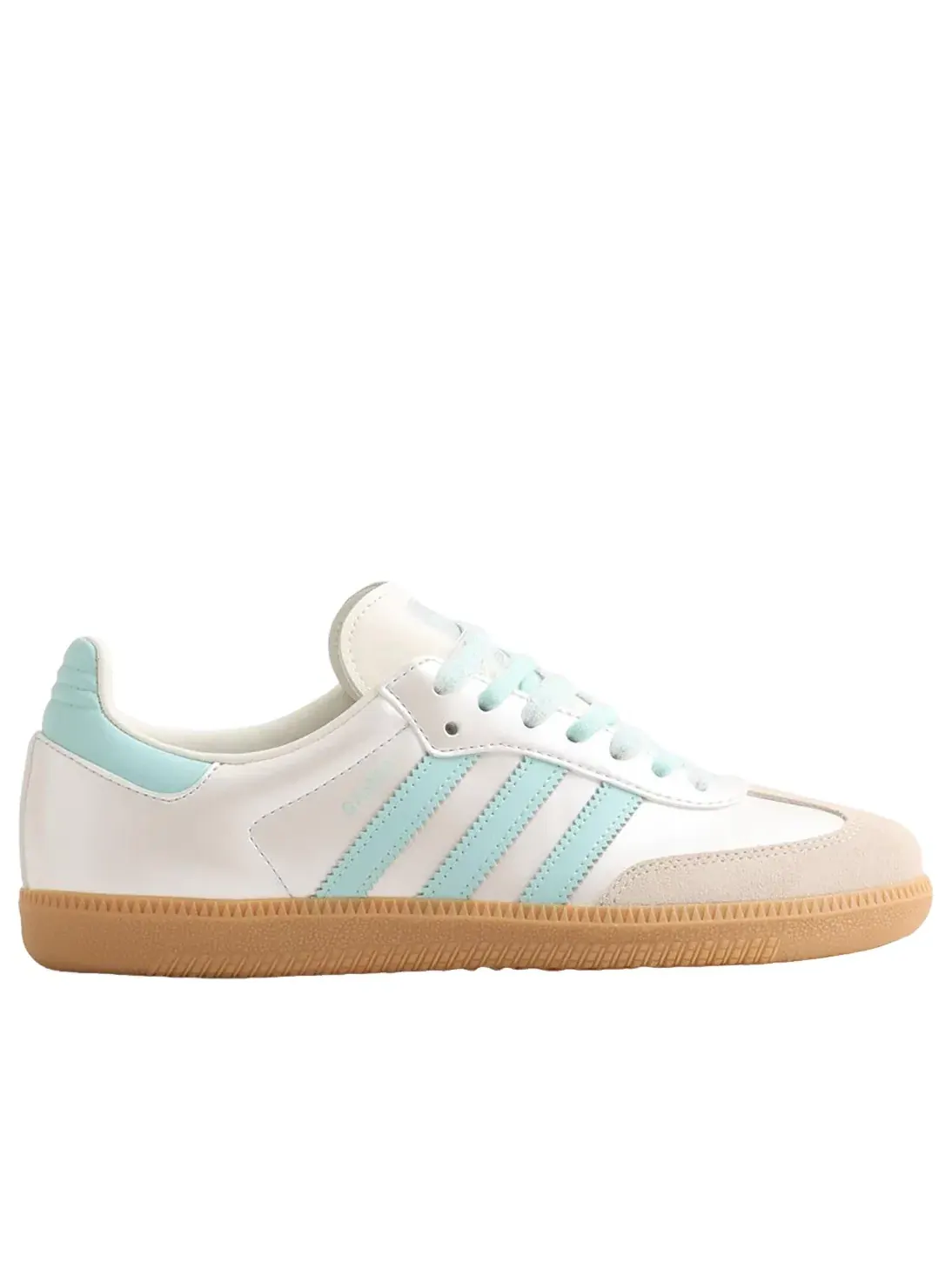 Кроссовки Adidas Samba 'Off White Semi Flash Aqua' KJ4304 — изображение 6 из 6, белый