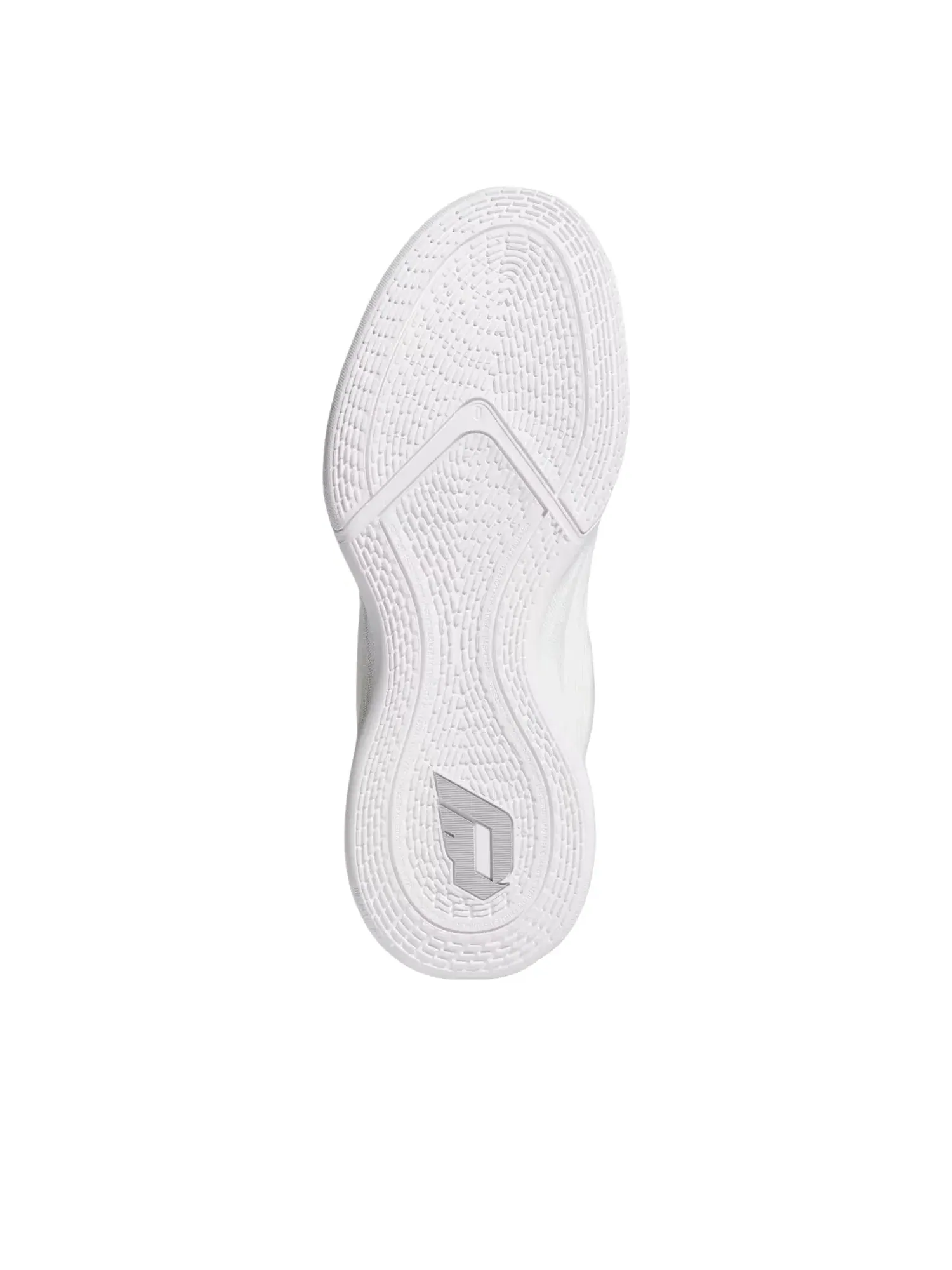 Мужские баскетбольные кроссовки с низким верхом Dame 10 Adidas — изображение 4 из 4, белый