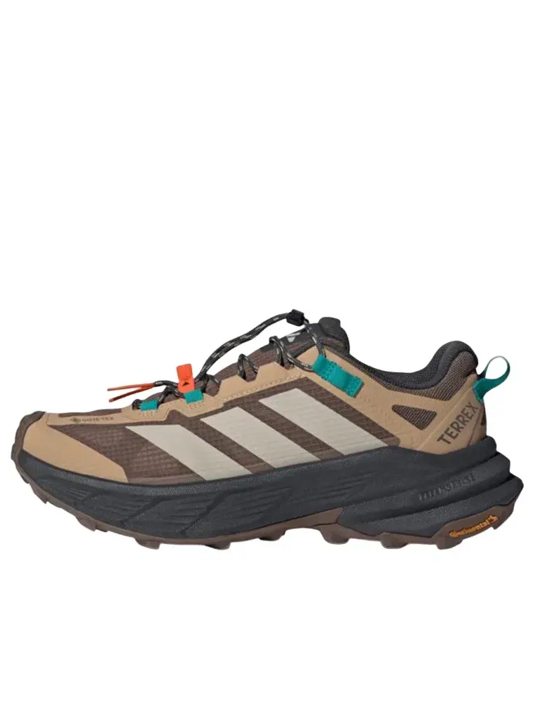 Мужские треккинговые ботинки с принтом Terrex Free Hiker SL Gore-Tex Adidas — изображение 1 из 5, коричневый